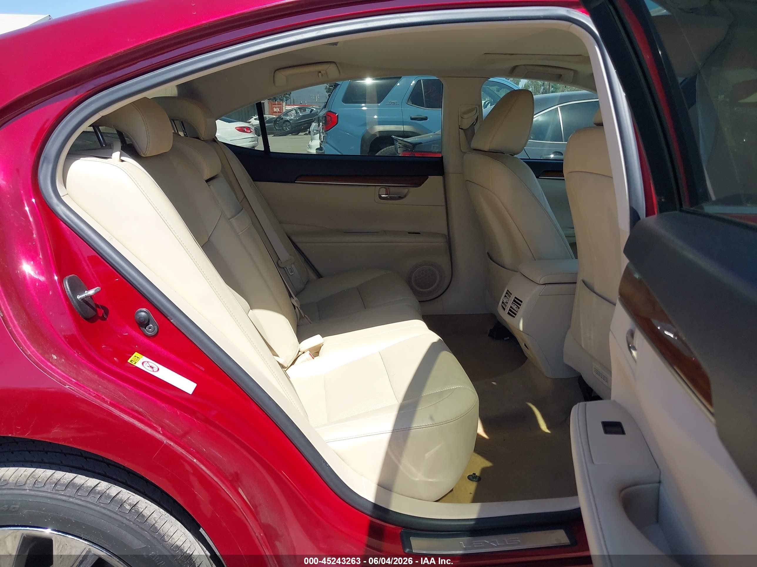 2014 Lexus Es 300h Burgundy vin: JTHBW1GG5E2058521