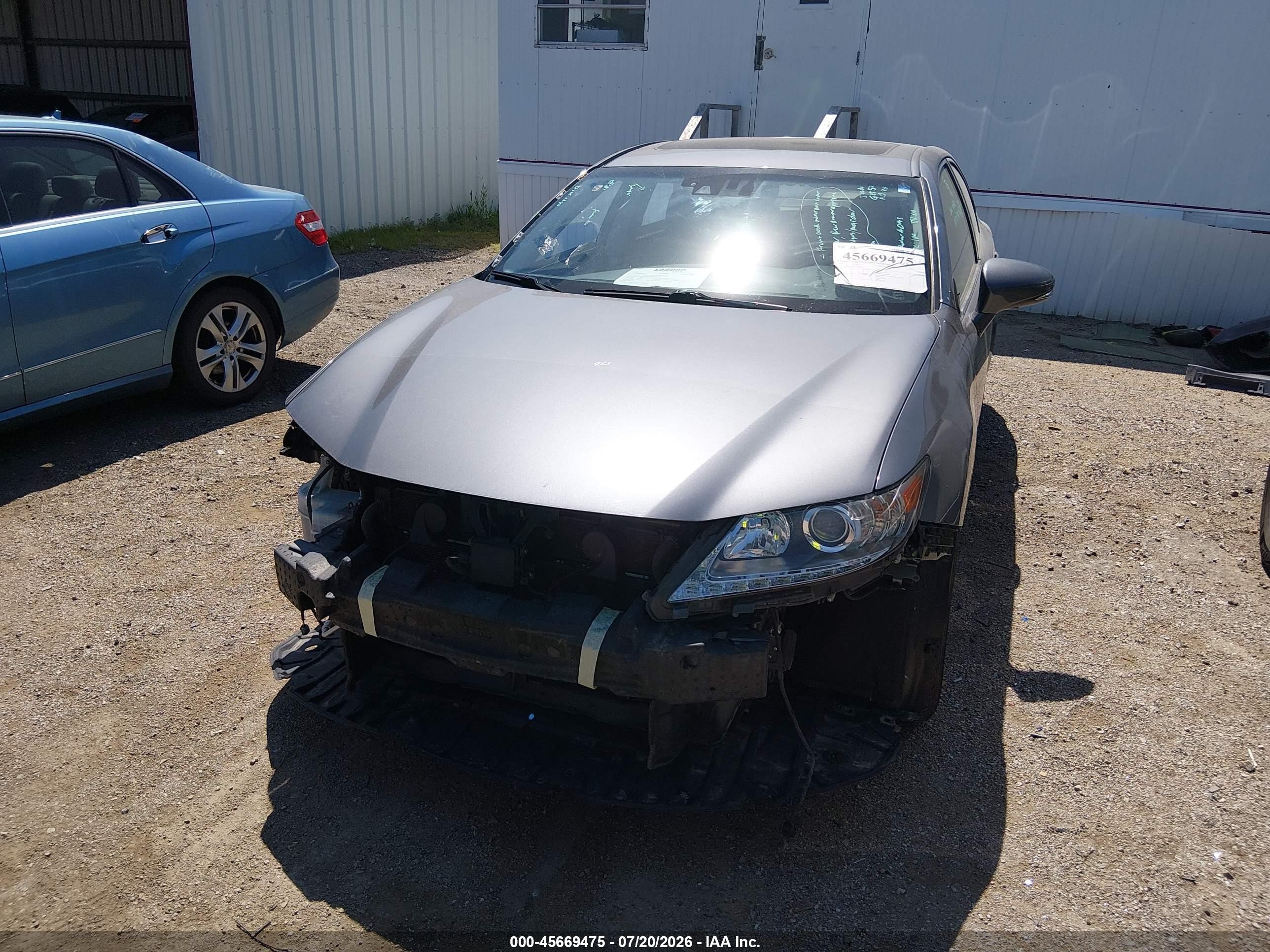 2014 Lexus Es 300h   Gray vin: JTHBW1GG5E2066814