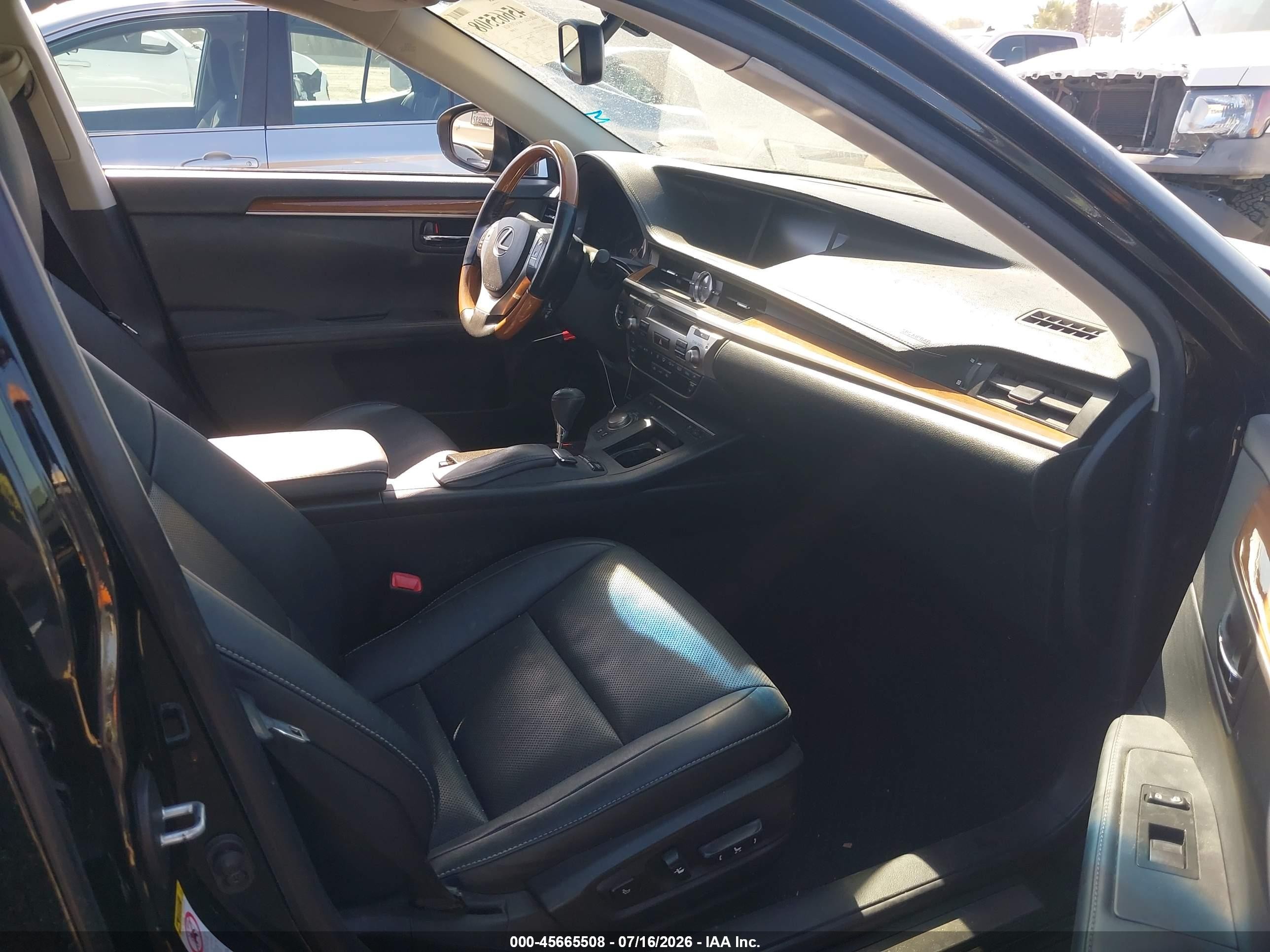 2014 Lexus Es 300h   Black vin: JTHBW1GG5E2070099