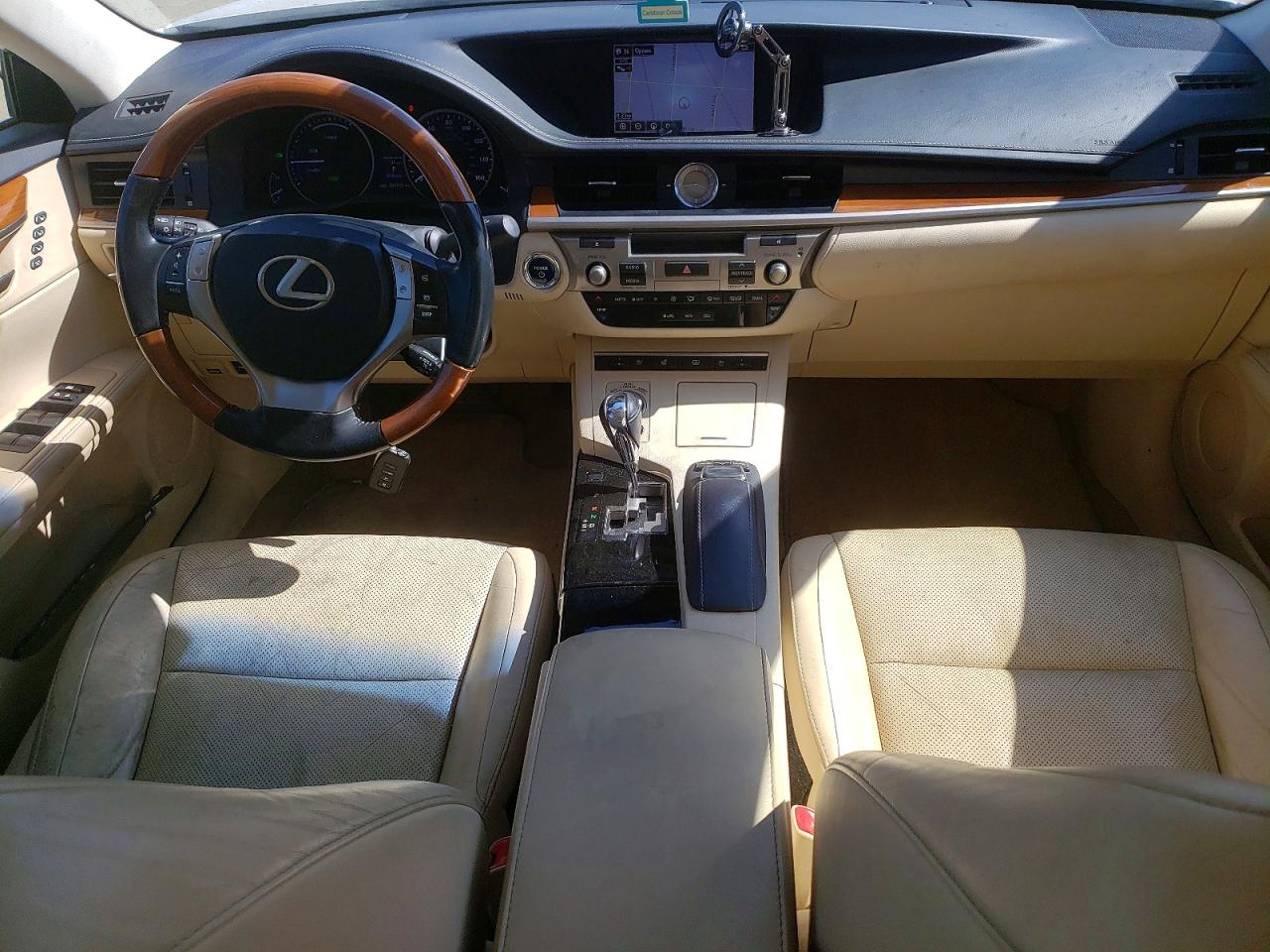 2015 Lexus Es 300h White vin: JTHBW1GG5F2084764