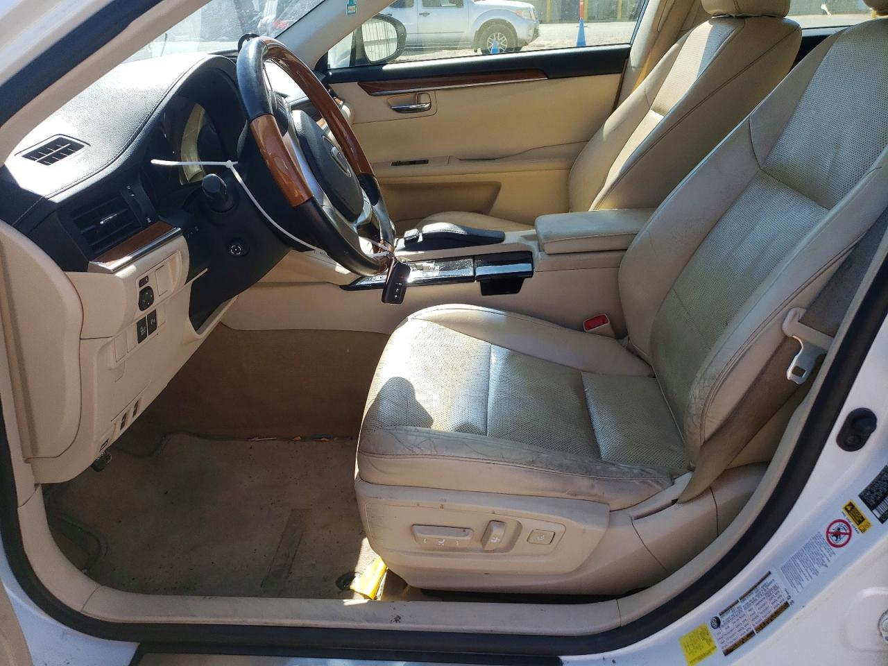 2015 Lexus Es 300h White vin: JTHBW1GG5F2084764