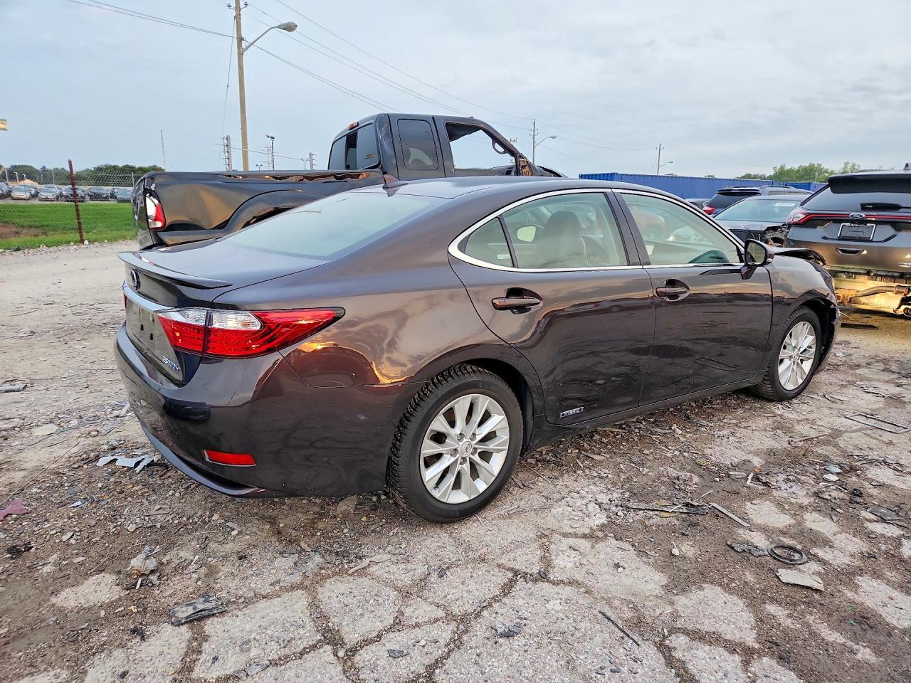 2013 Lexus Es 300h Gray vin: JTHBW1GG6D2006314