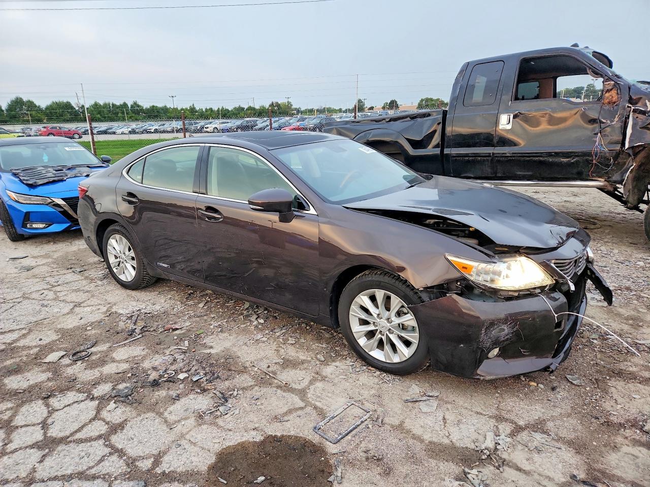 2013 Lexus Es 300h Gray vin: JTHBW1GG6D2006314