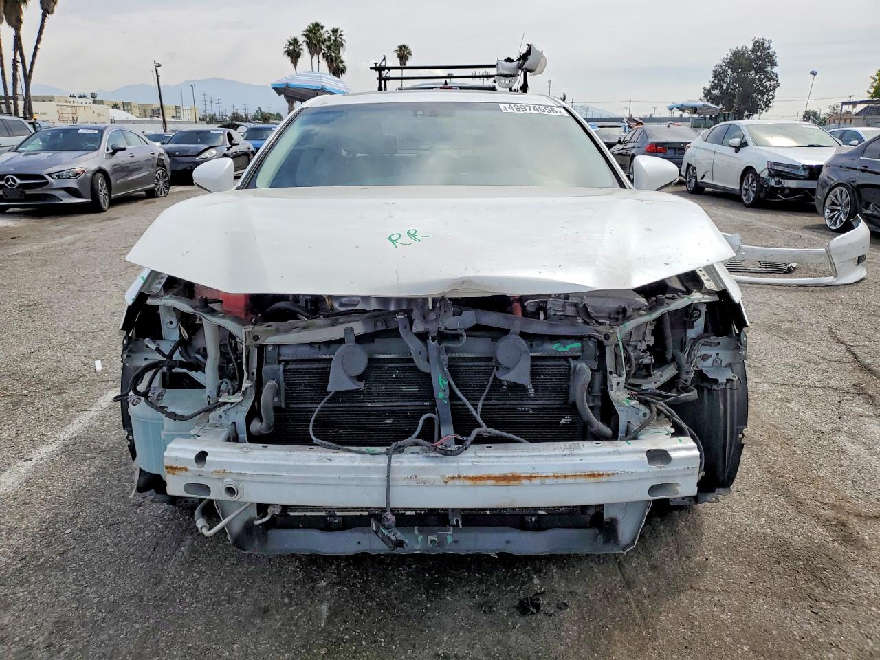 2013 Lexus Es 300h White vin: JTHBW1GG6D2006989