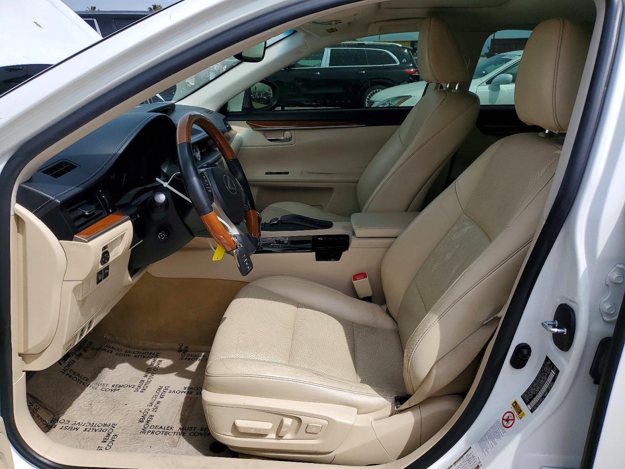 2013 Lexus Es 300h White vin: JTHBW1GG6D2006989