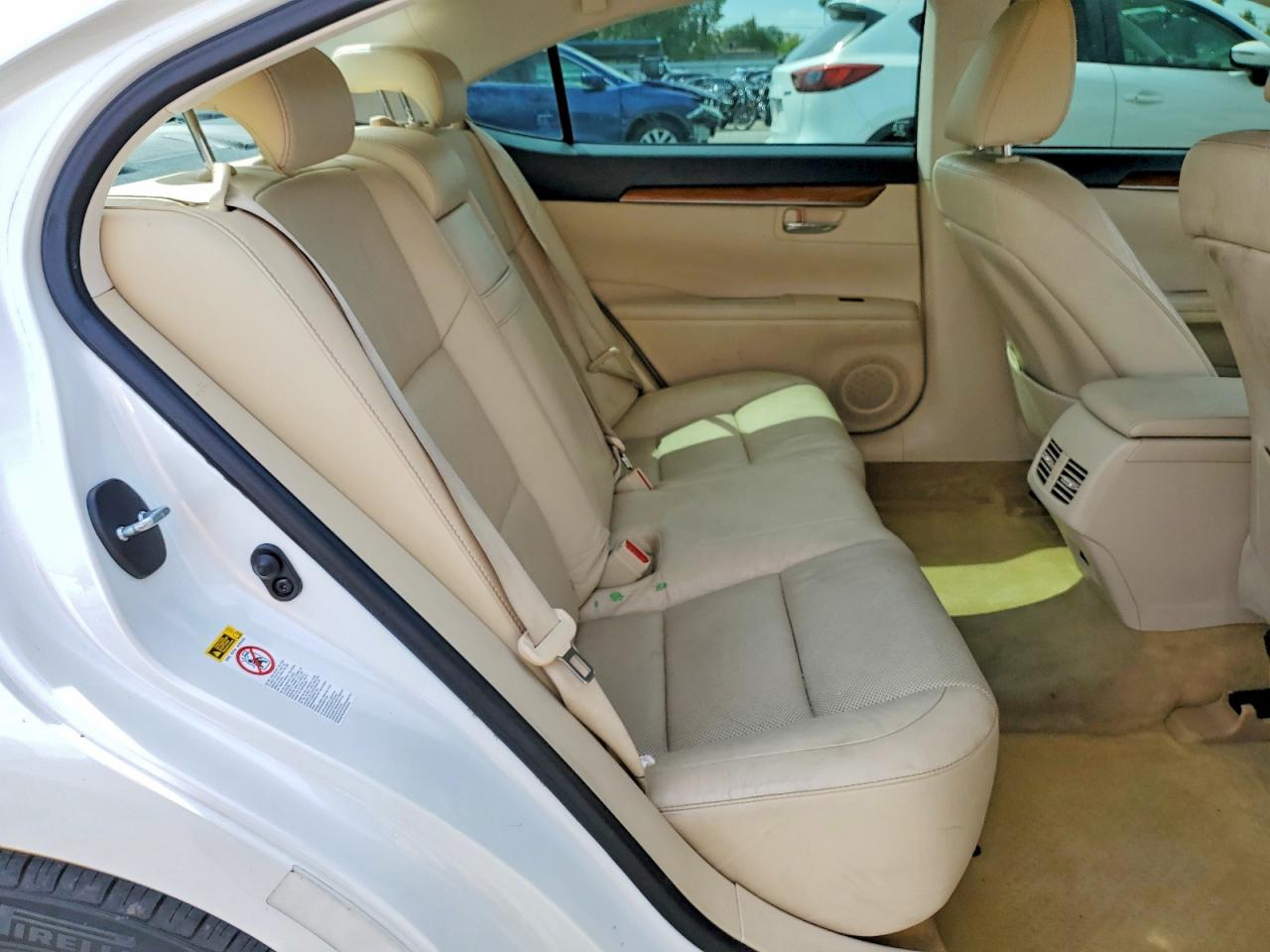 2013 Lexus Es 300h White vin: JTHBW1GG6D2006989