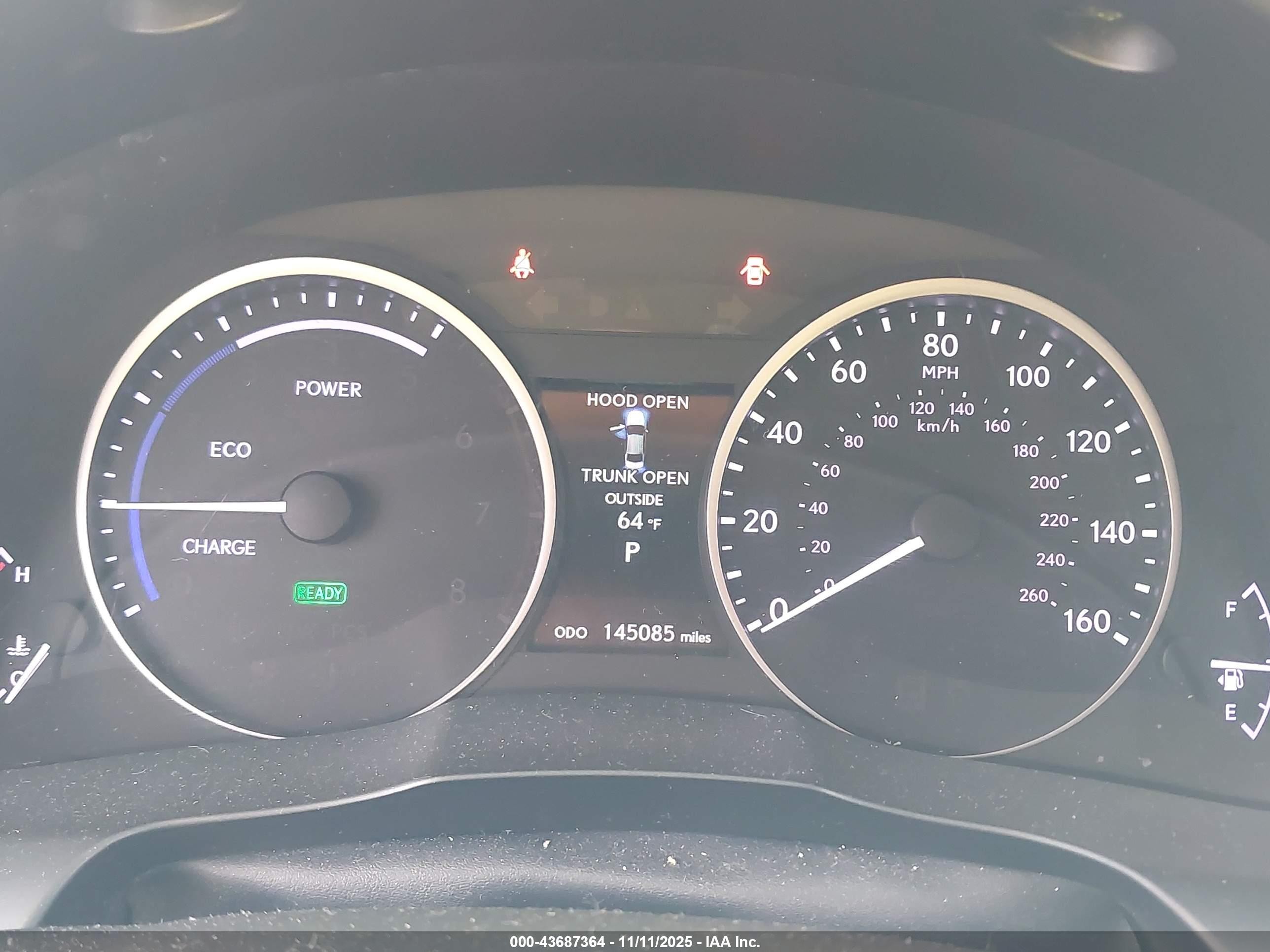 2013 Lexus Es 300h   Gray vin: JTHBW1GG6D2009133