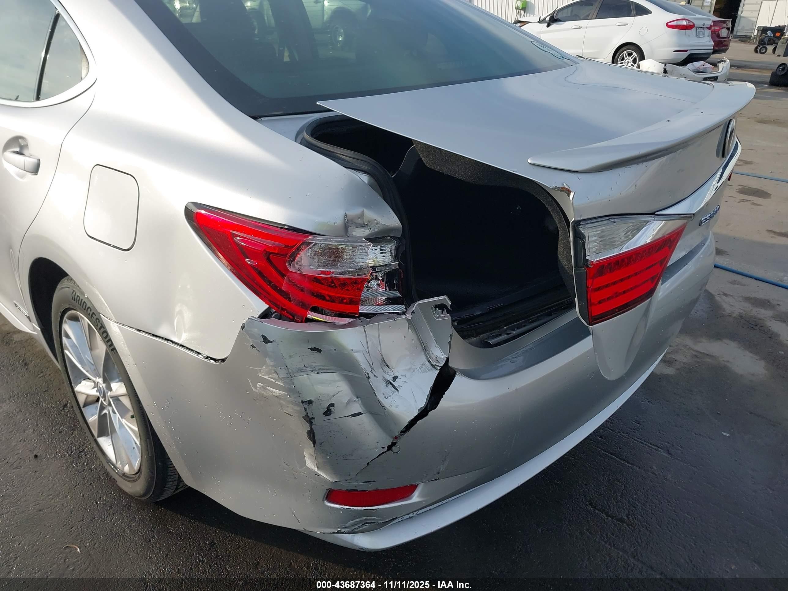 2013 Lexus Es 300h   Gray vin: JTHBW1GG6D2009133