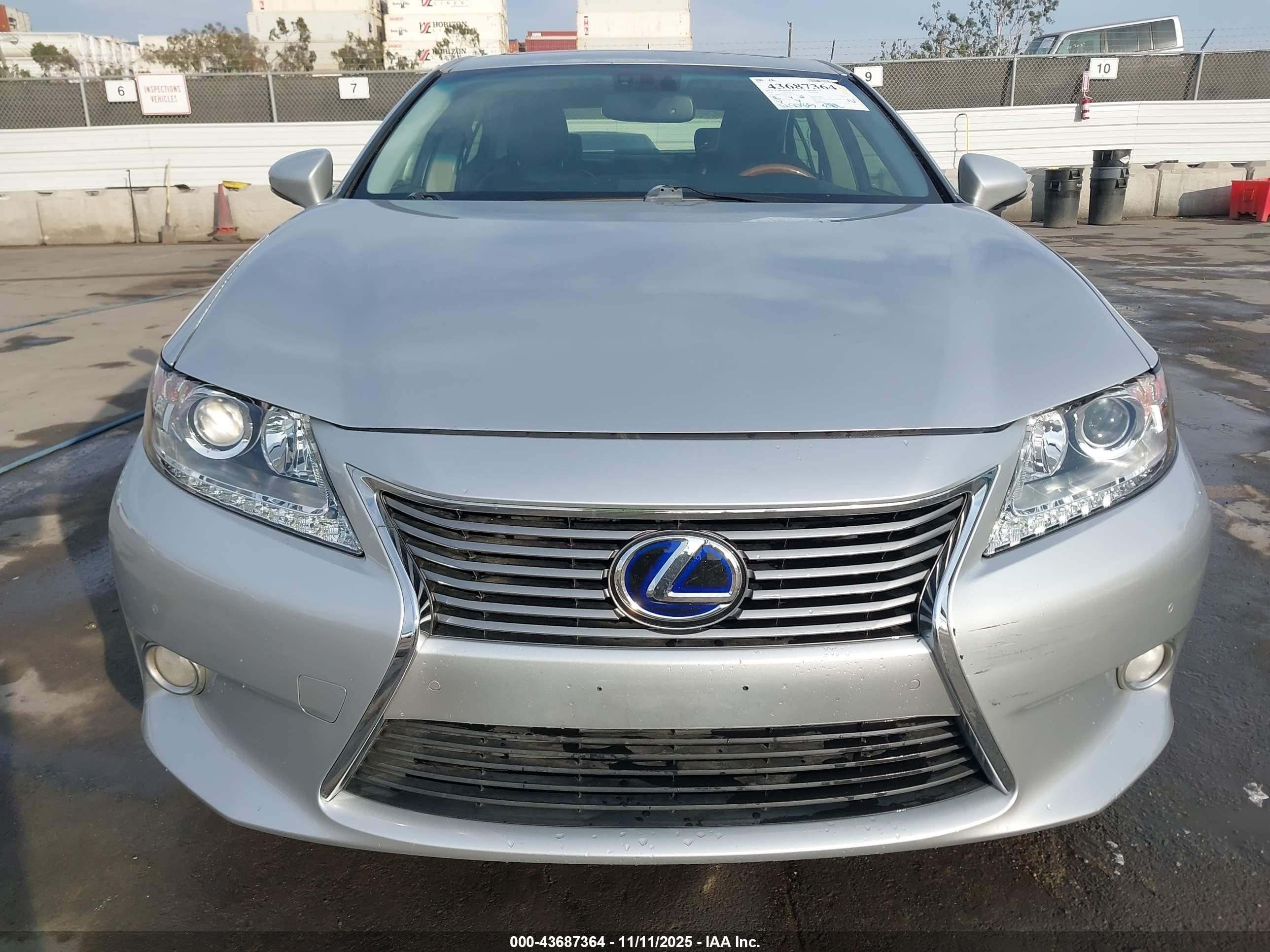 2013 Lexus Es 300h   Gray vin: JTHBW1GG6D2009133