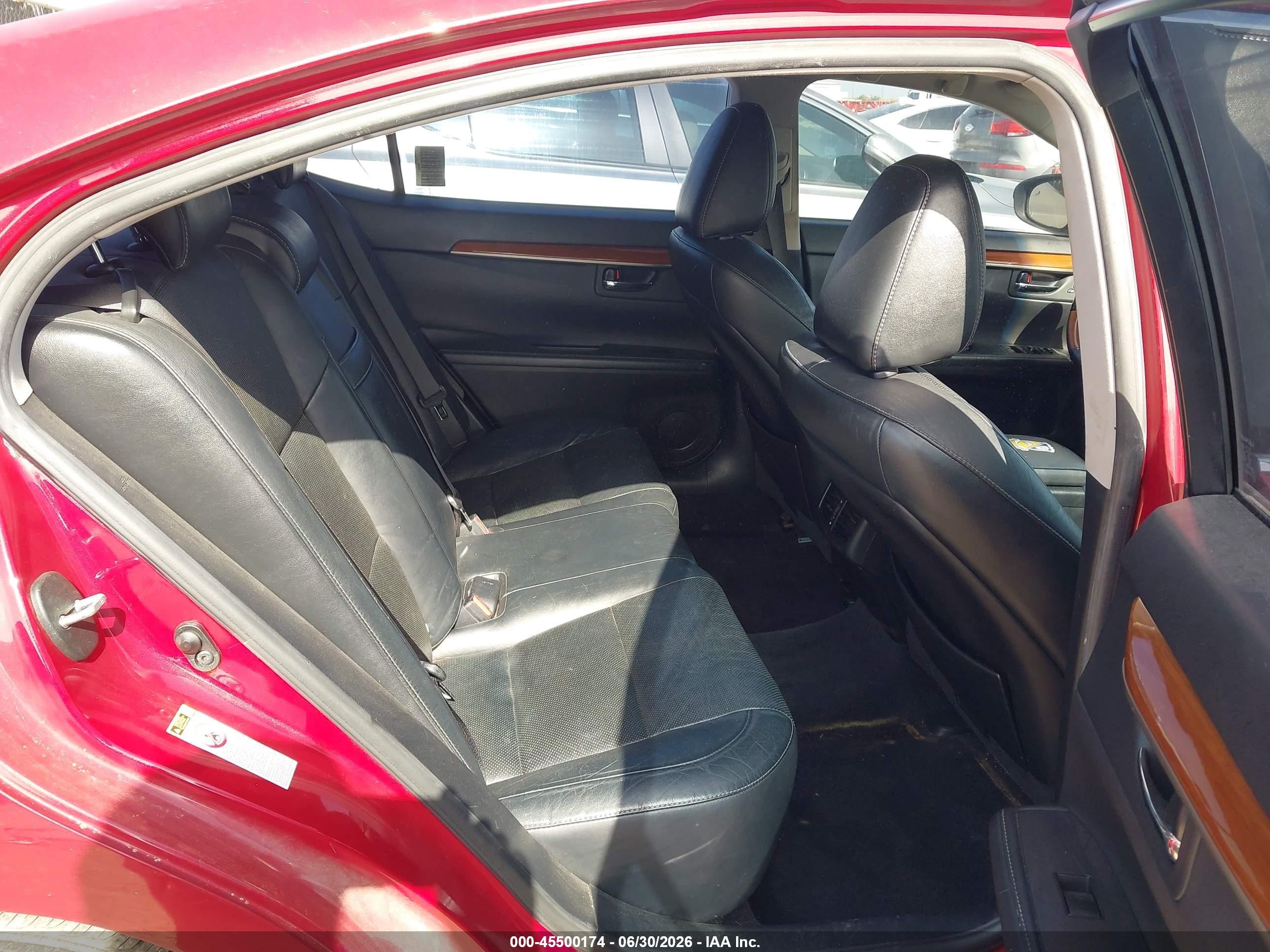 2013 Lexus Es 300h   Maroon vin: JTHBW1GG6D2009522