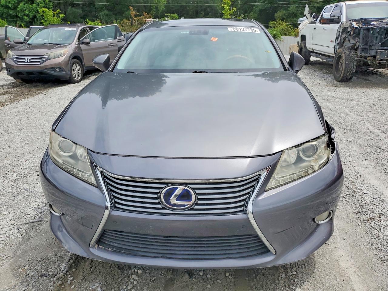 2013 Lexus Es 300h Gray vin: JTHBW1GG6D2018415