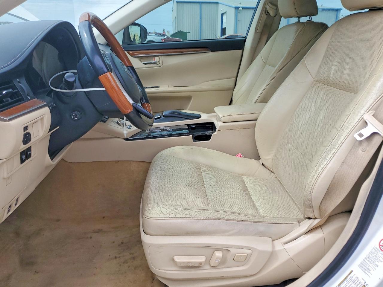 2013 Lexus Es 300h White vin: JTHBW1GG6D2030631