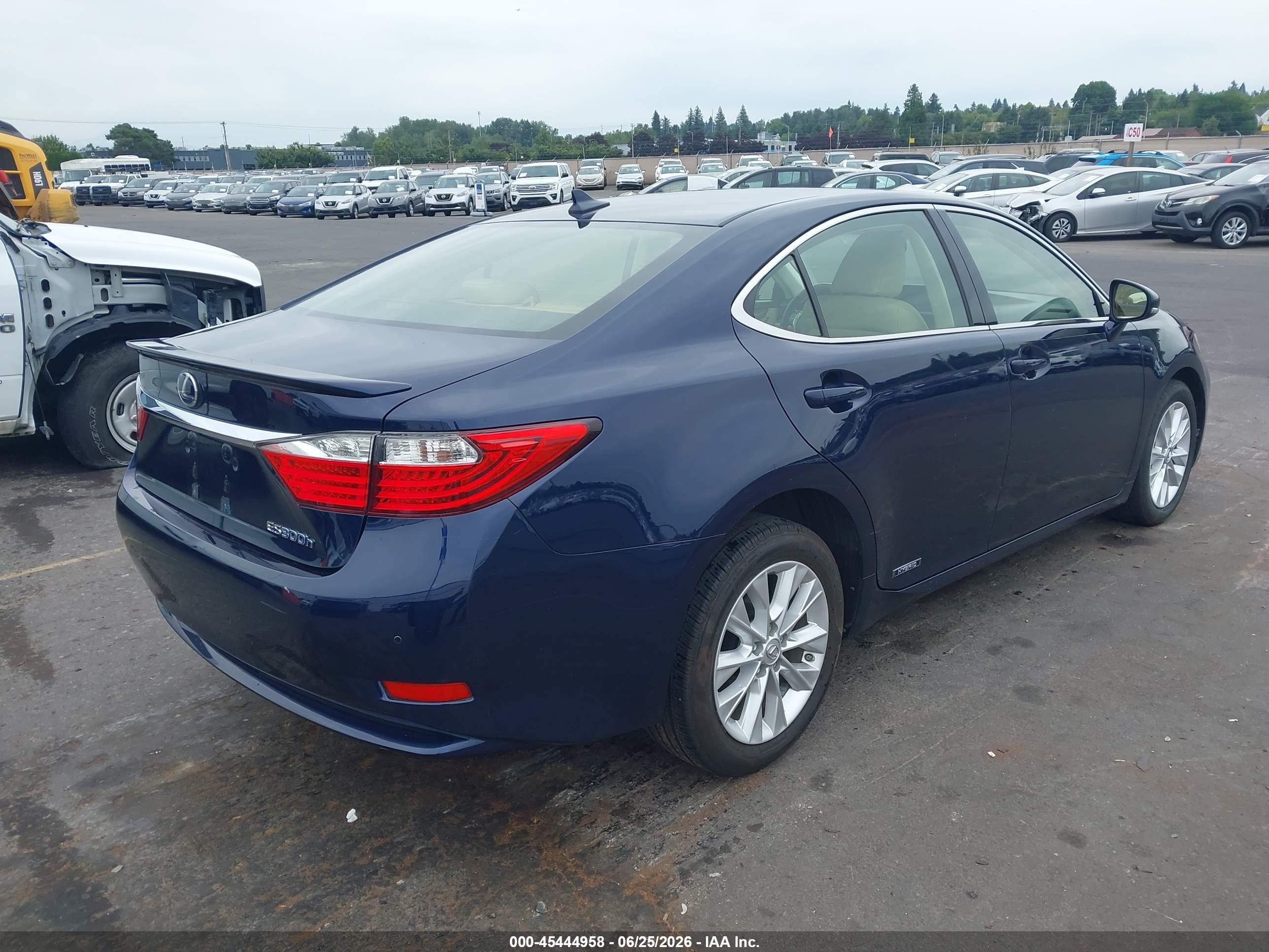 2013 Lexus Es 300h   Blue vin: JTHBW1GG6D2032881