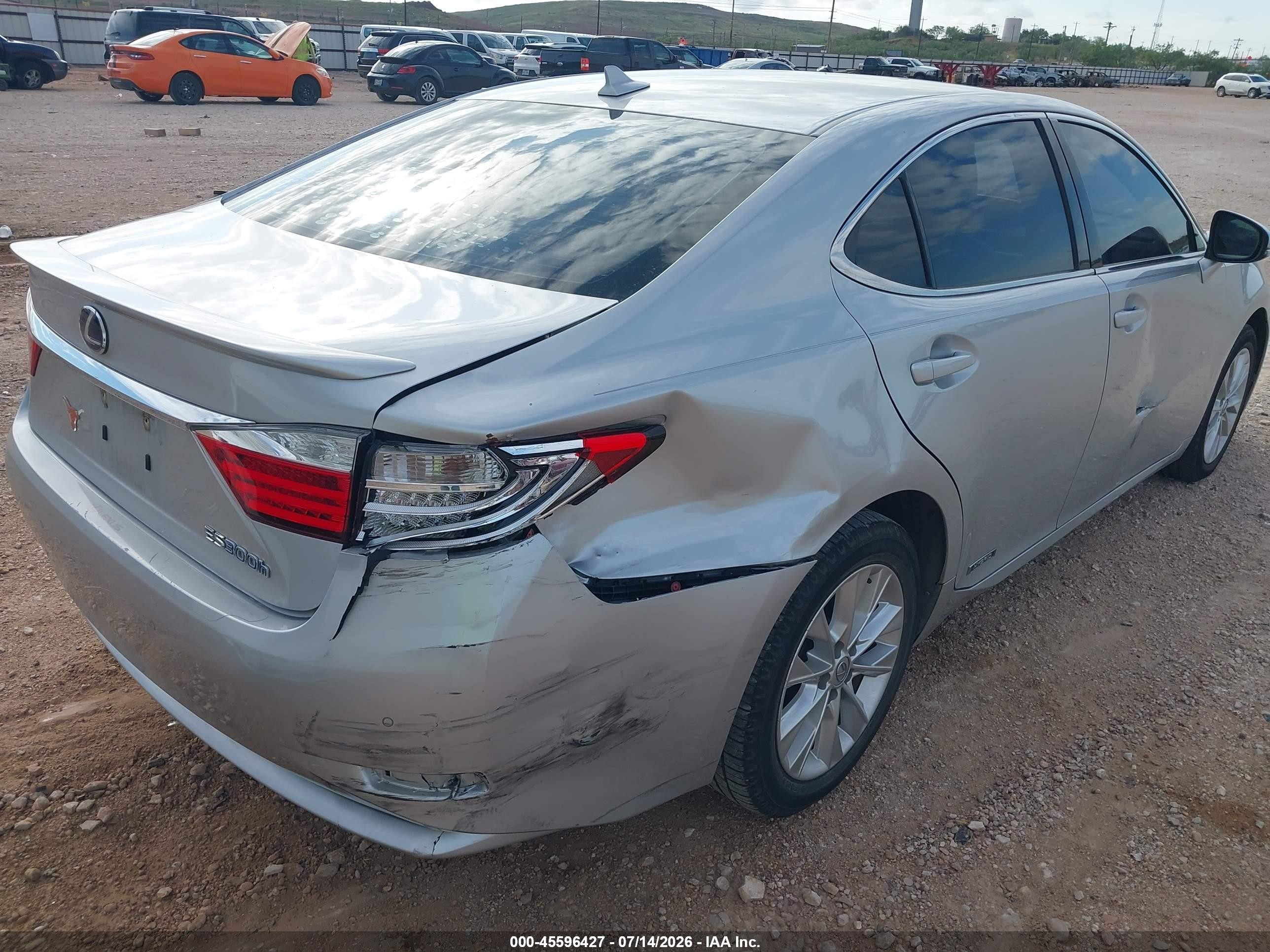 2013 Lexus Es 300h   Silver vin: JTHBW1GG6D2037319