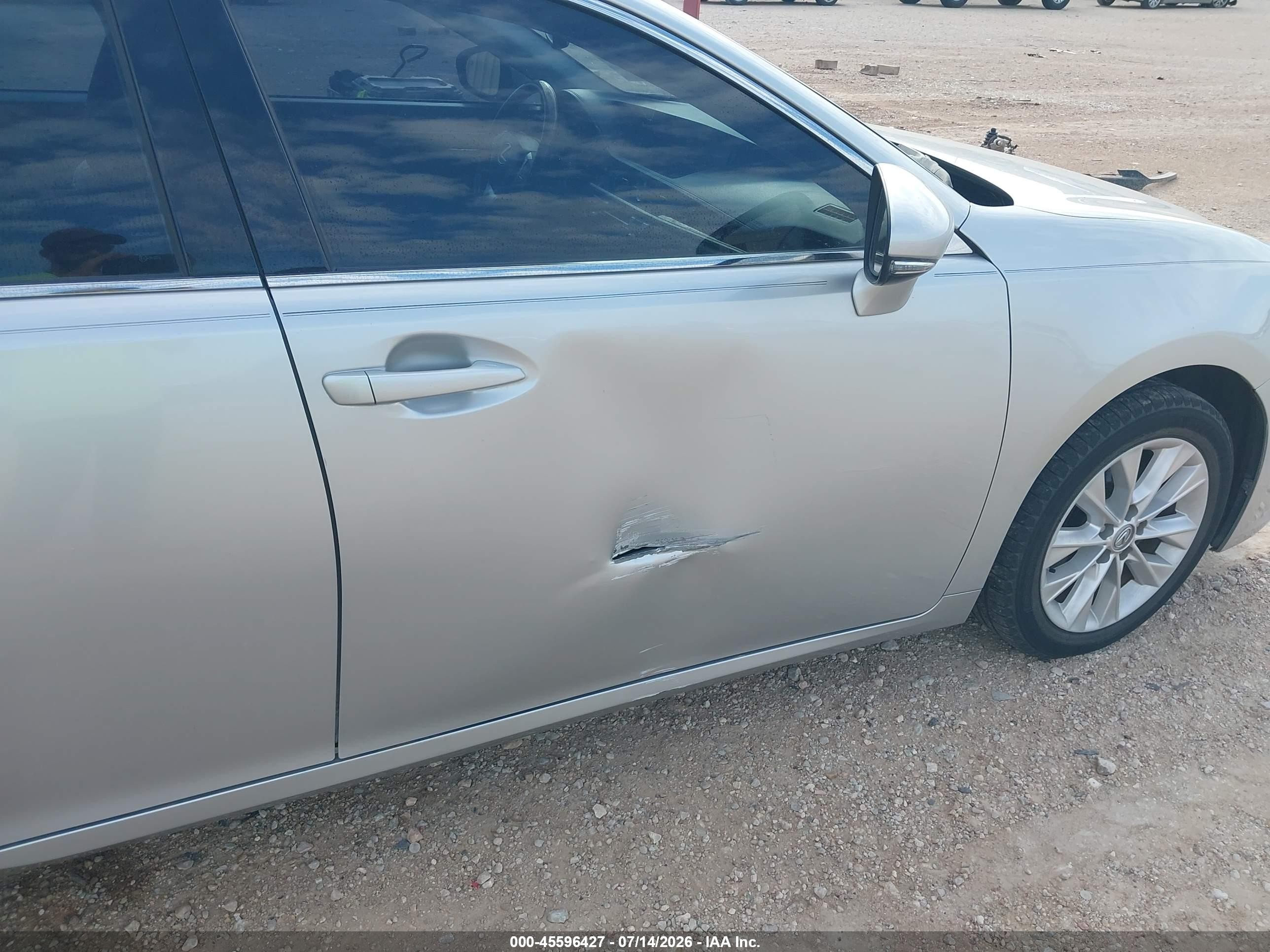 2013 Lexus Es 300h   Silver vin: JTHBW1GG6D2037319
