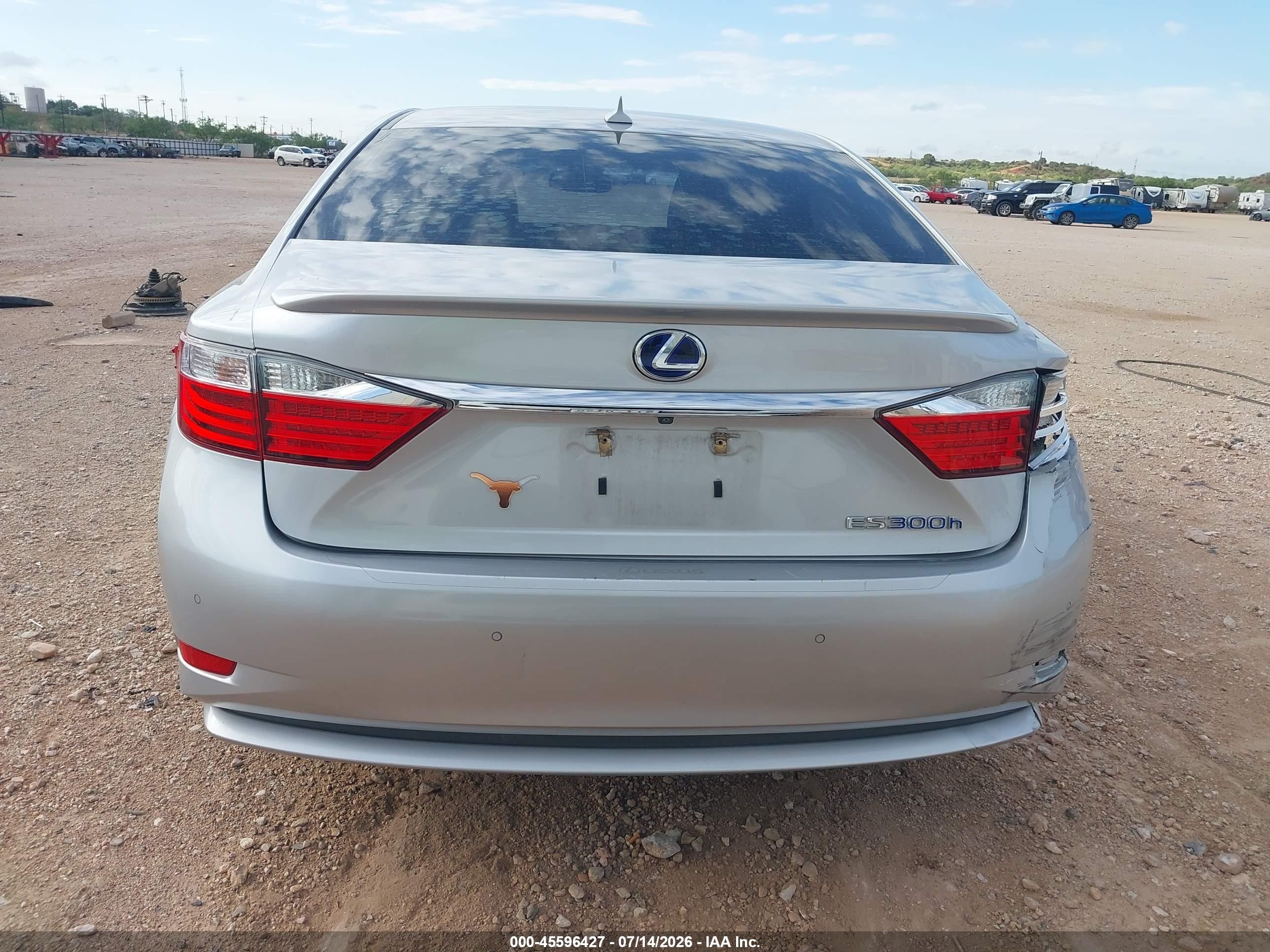 2013 Lexus Es 300h   Silver vin: JTHBW1GG6D2037319