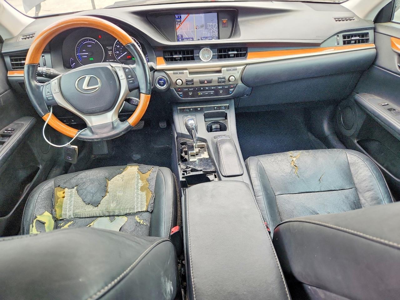 2014 Lexus Es 300h Черный vin: JTHBW1GG6E2054137