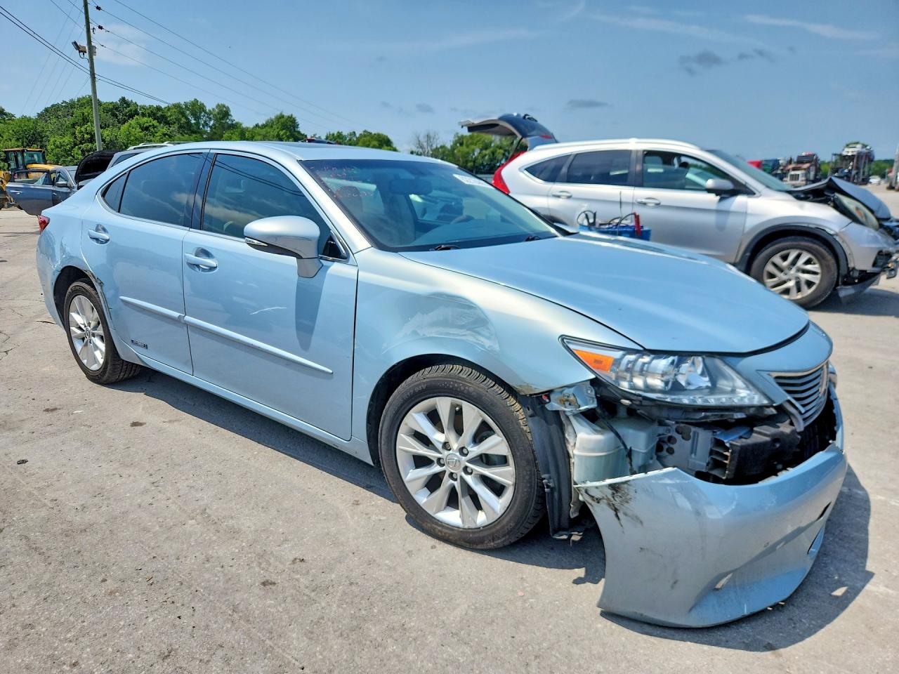 2014 Lexus Es 300h Blue vin: JTHBW1GG6E2074534