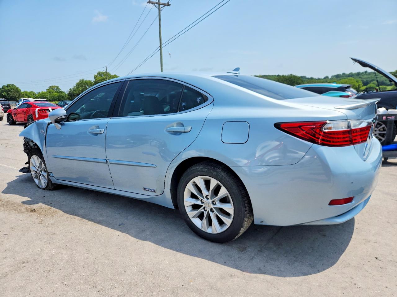 2014 Lexus Es 300h Blue vin: JTHBW1GG6E2074534
