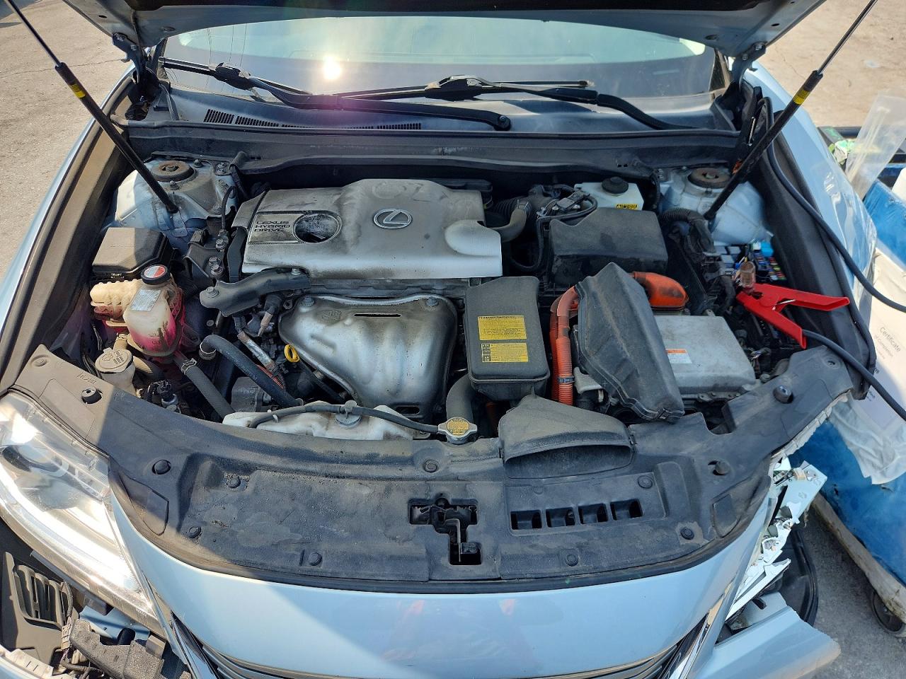 2014 Lexus Es 300h Blue vin: JTHBW1GG6E2074534