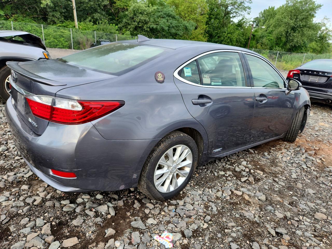 2015 Lexus Es 300h Gray vin: JTHBW1GG6F2080416