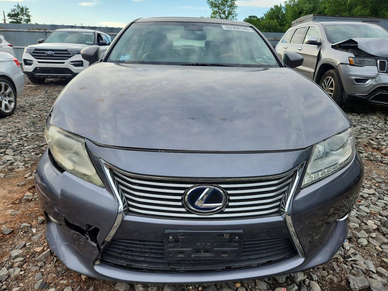 2015 Lexus Es 300h Gray vin: JTHBW1GG6F2080416