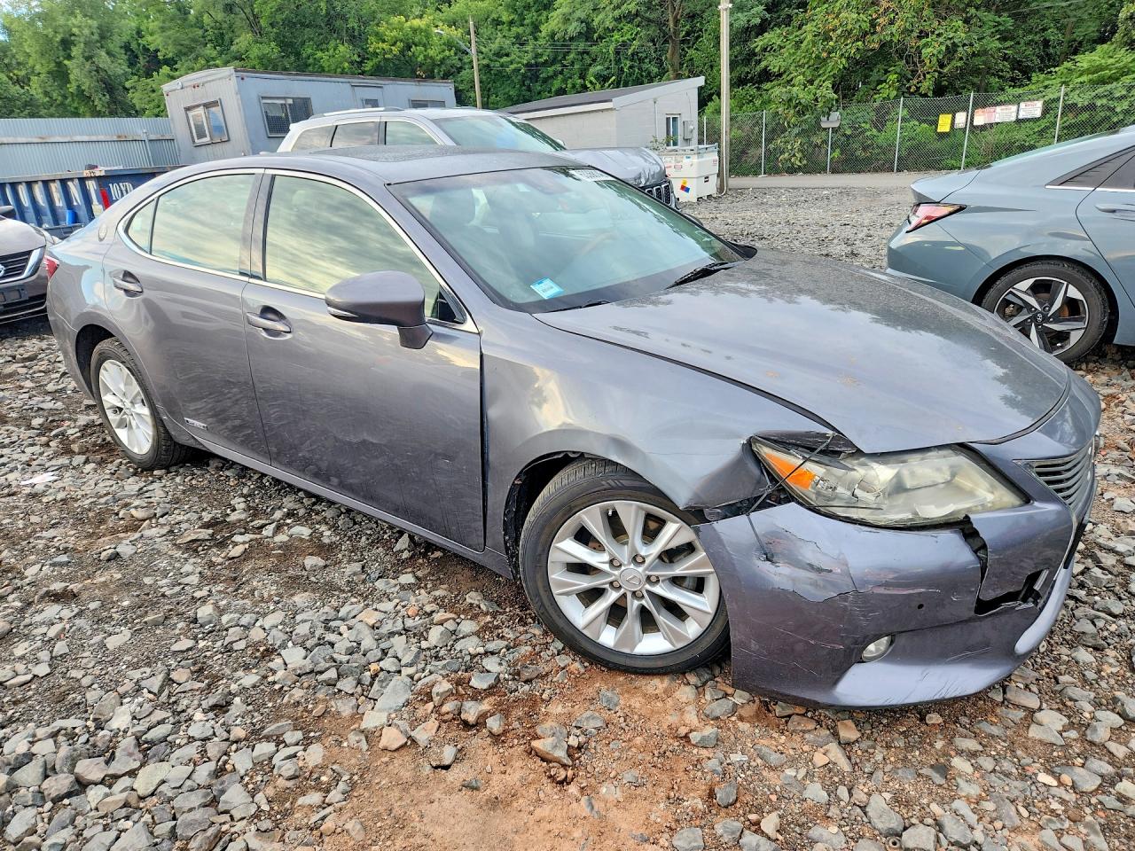 2015 Lexus Es 300h Gray vin: JTHBW1GG6F2080416