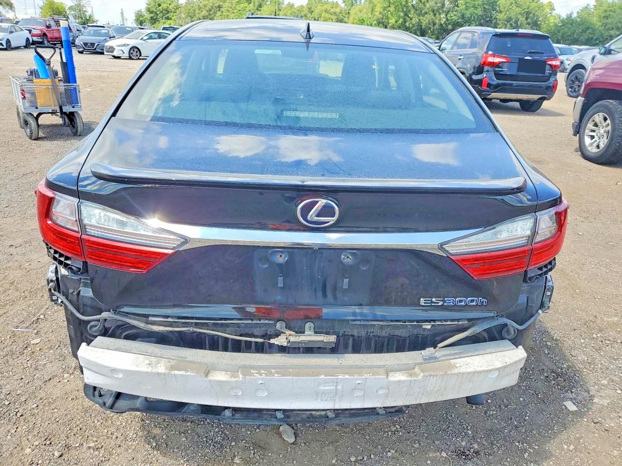 2017 Lexus Es 300h 300h Black vin: JTHBW1GG6H2144974
