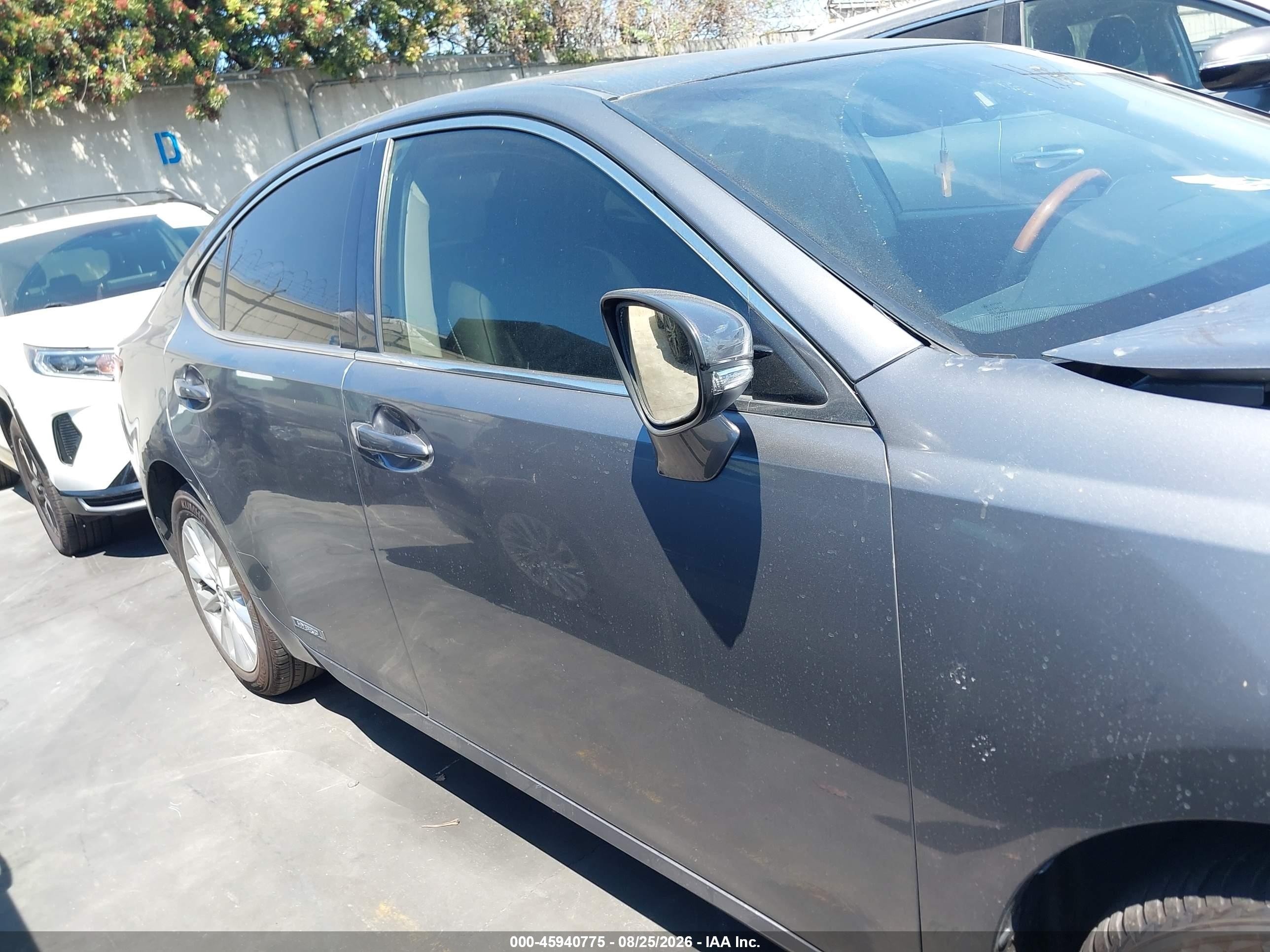 2013 Lexus Es 300h   Gray vin: JTHBW1GG7D2004667