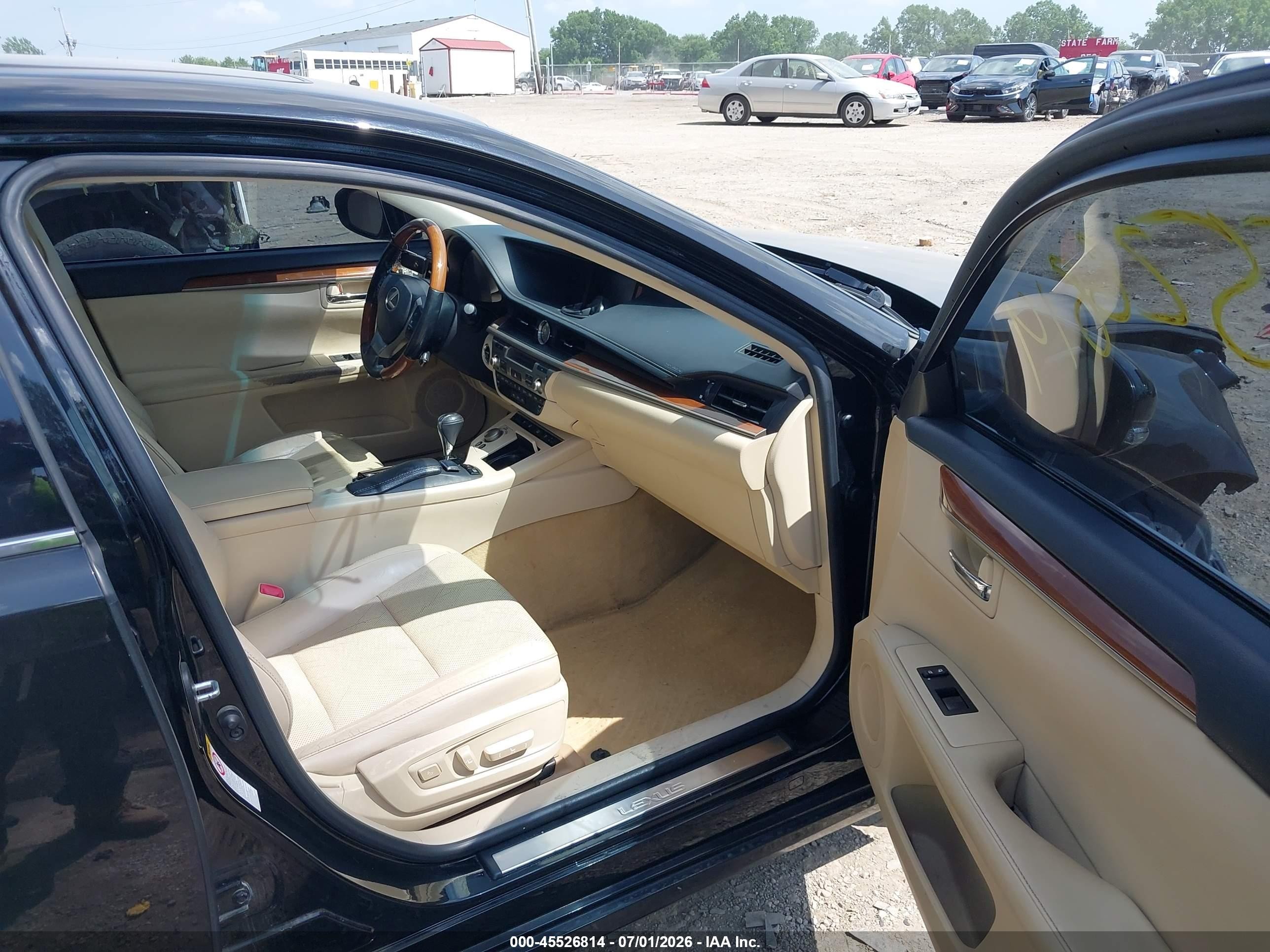 2013 Lexus Es 300h   Black vin: JTHBW1GG7D2006595