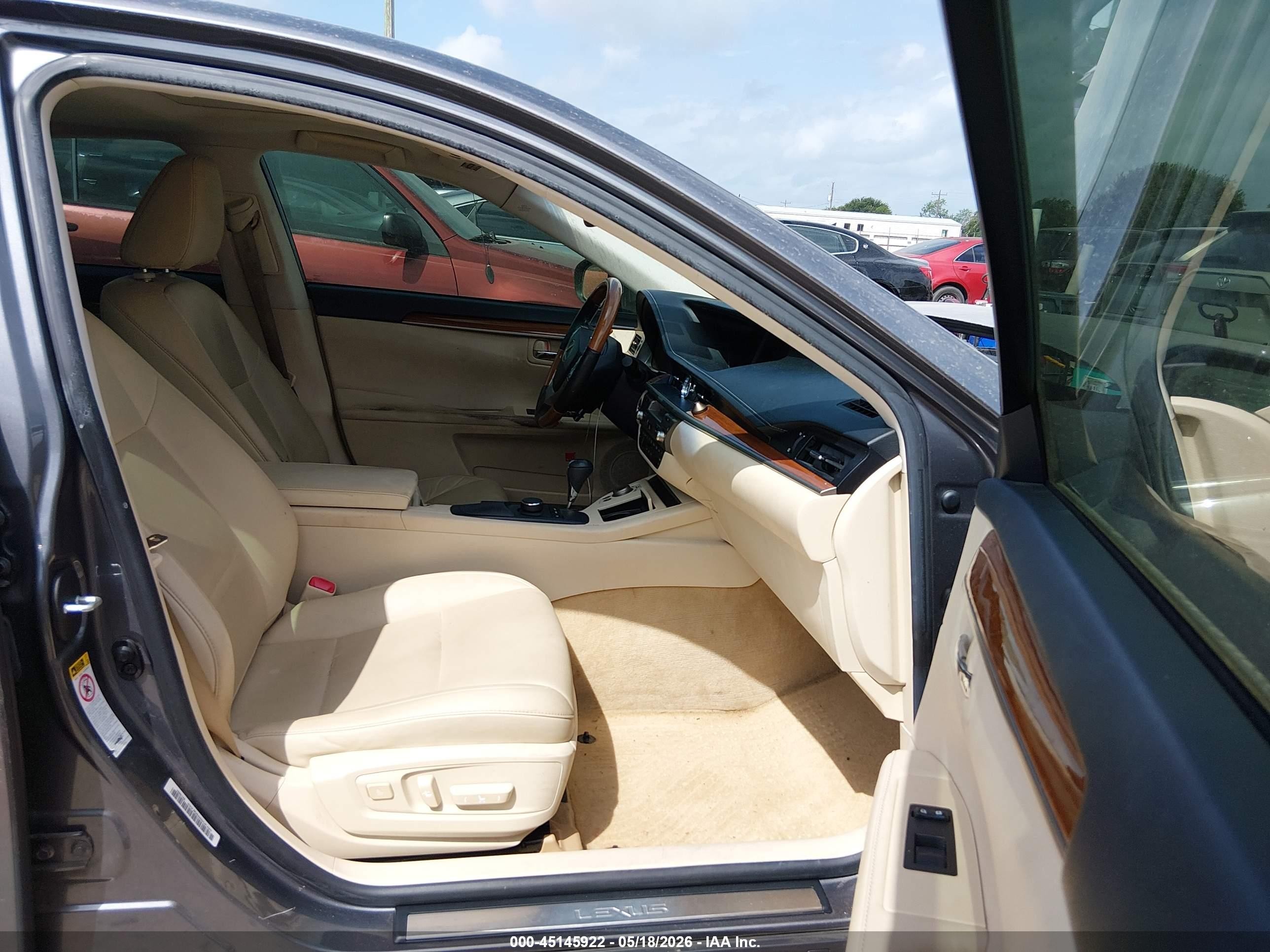 2013 Lexus Es 300h Gray vin: JTHBW1GG7D2007052