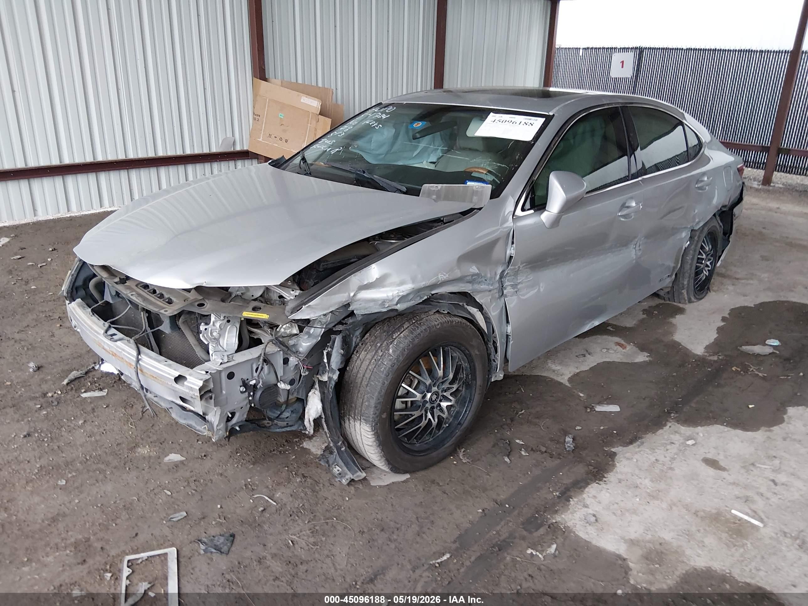 2013 Lexus Es 300h   Silver vin: JTHBW1GG7D2012994