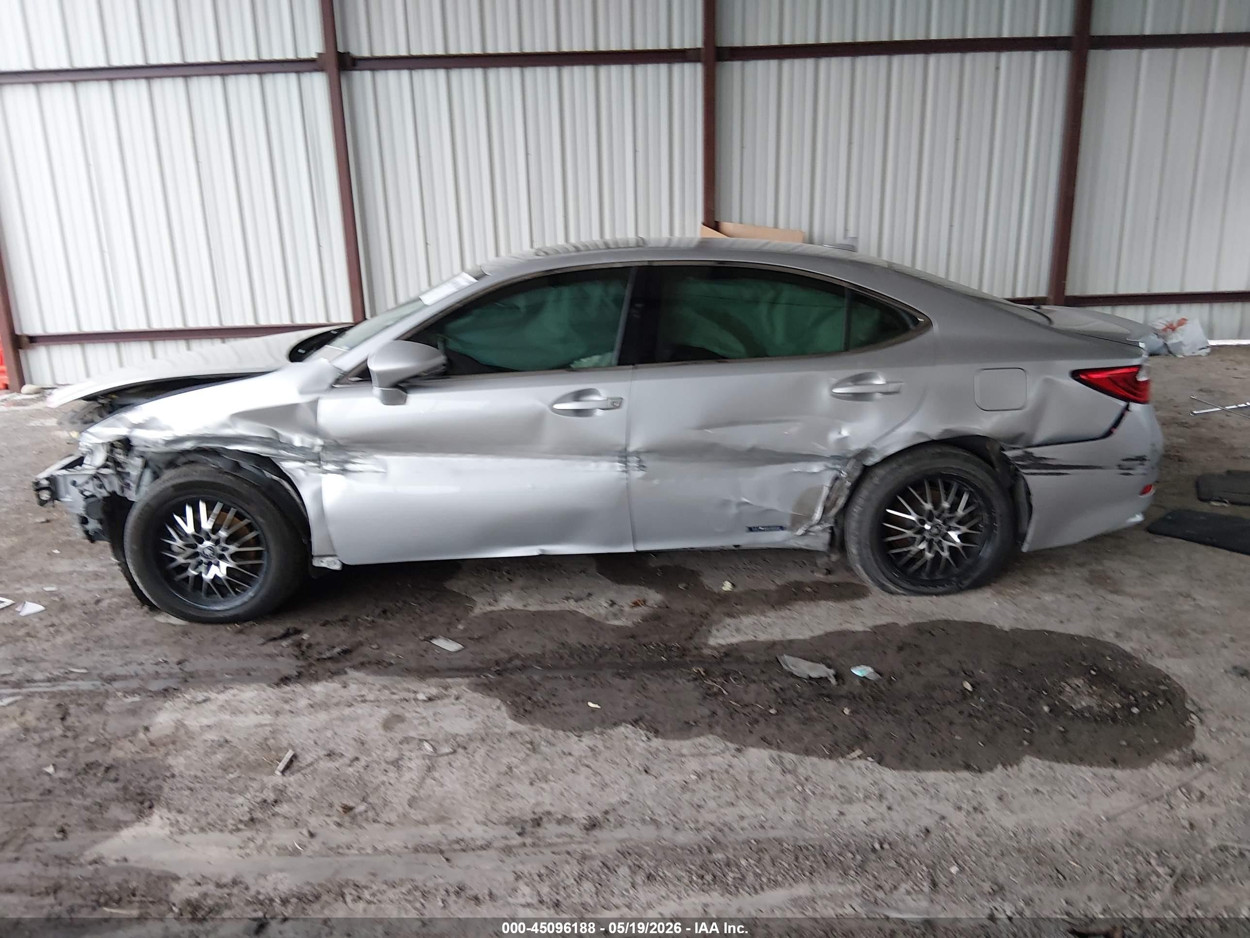 2013 Lexus Es 300h   Silver vin: JTHBW1GG7D2012994