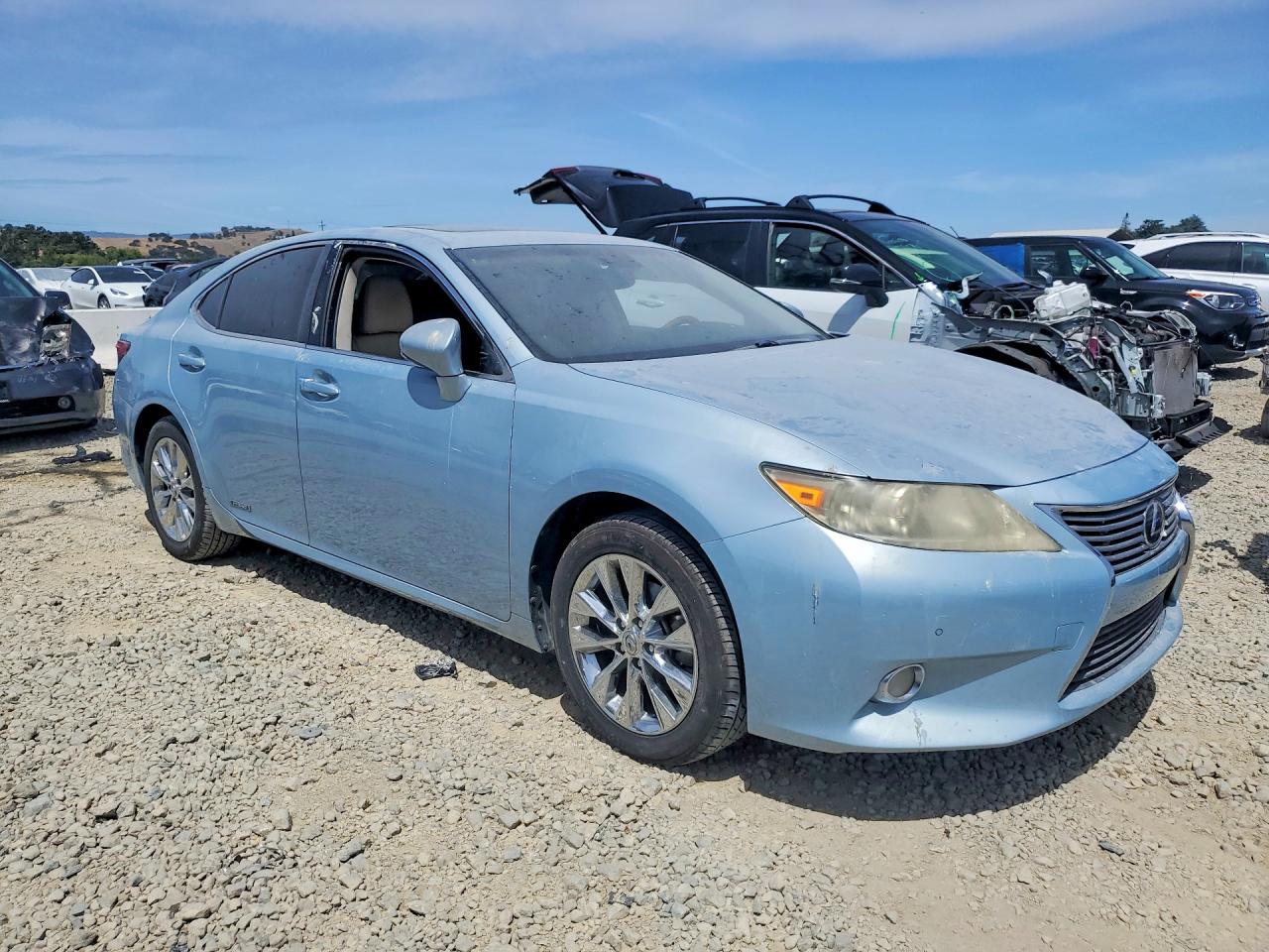 2013 Lexus Es 300h Blue vin: JTHBW1GG7D2014275