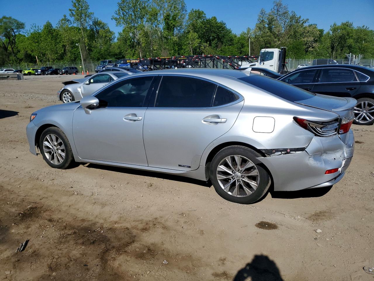 2013 Lexus Es 300 Silver vin: JTHBW1GG7D2015393