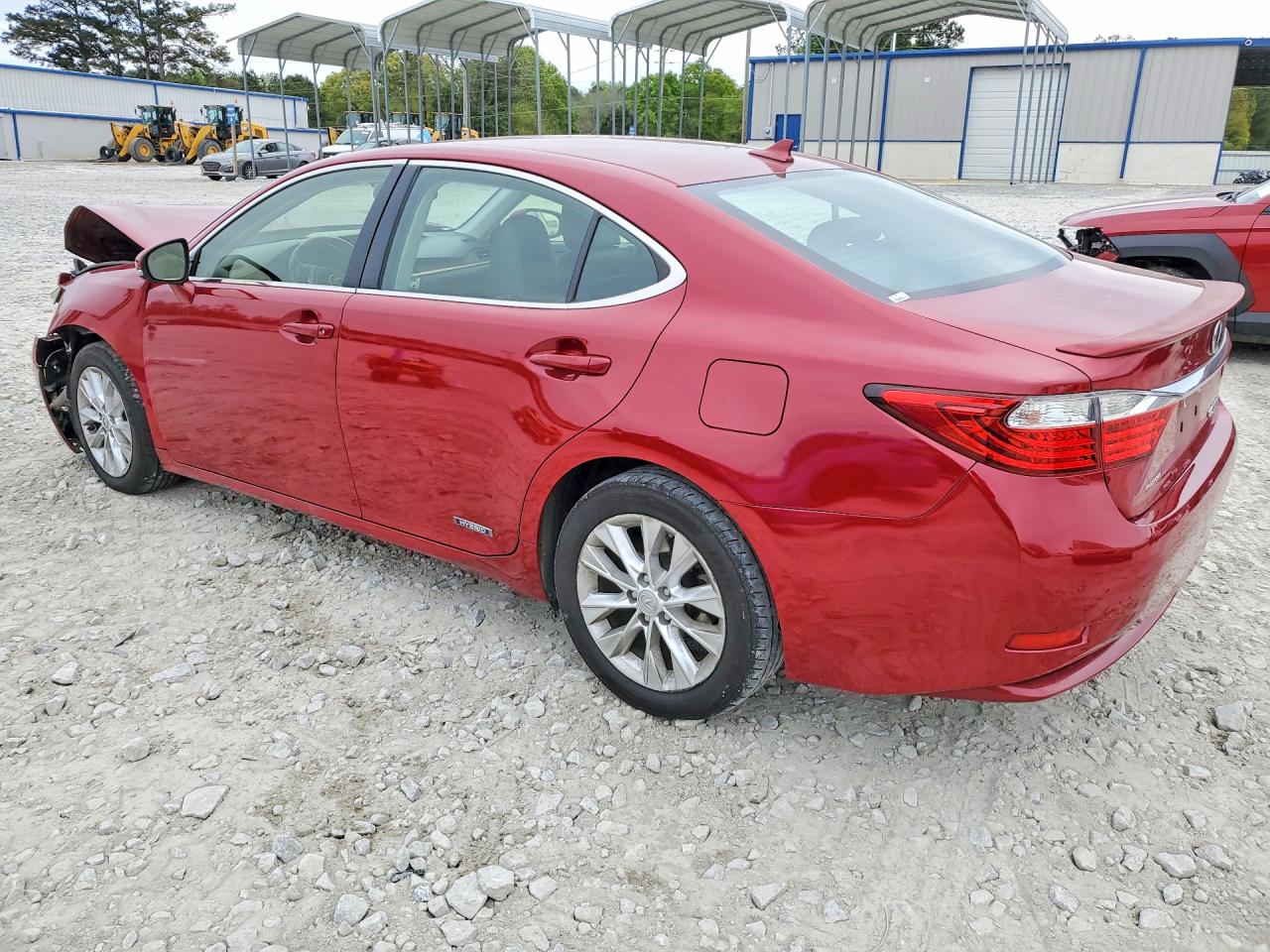 2013 Lexus Es 300h Base Red vin: JTHBW1GG7D2024465