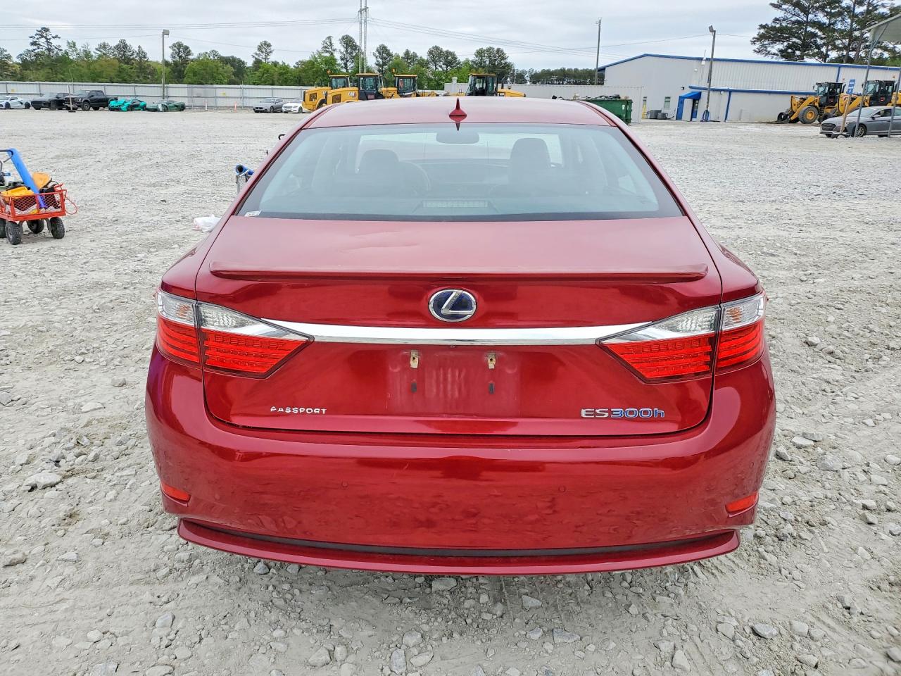 2013 Lexus Es 300h Base Red vin: JTHBW1GG7D2024465