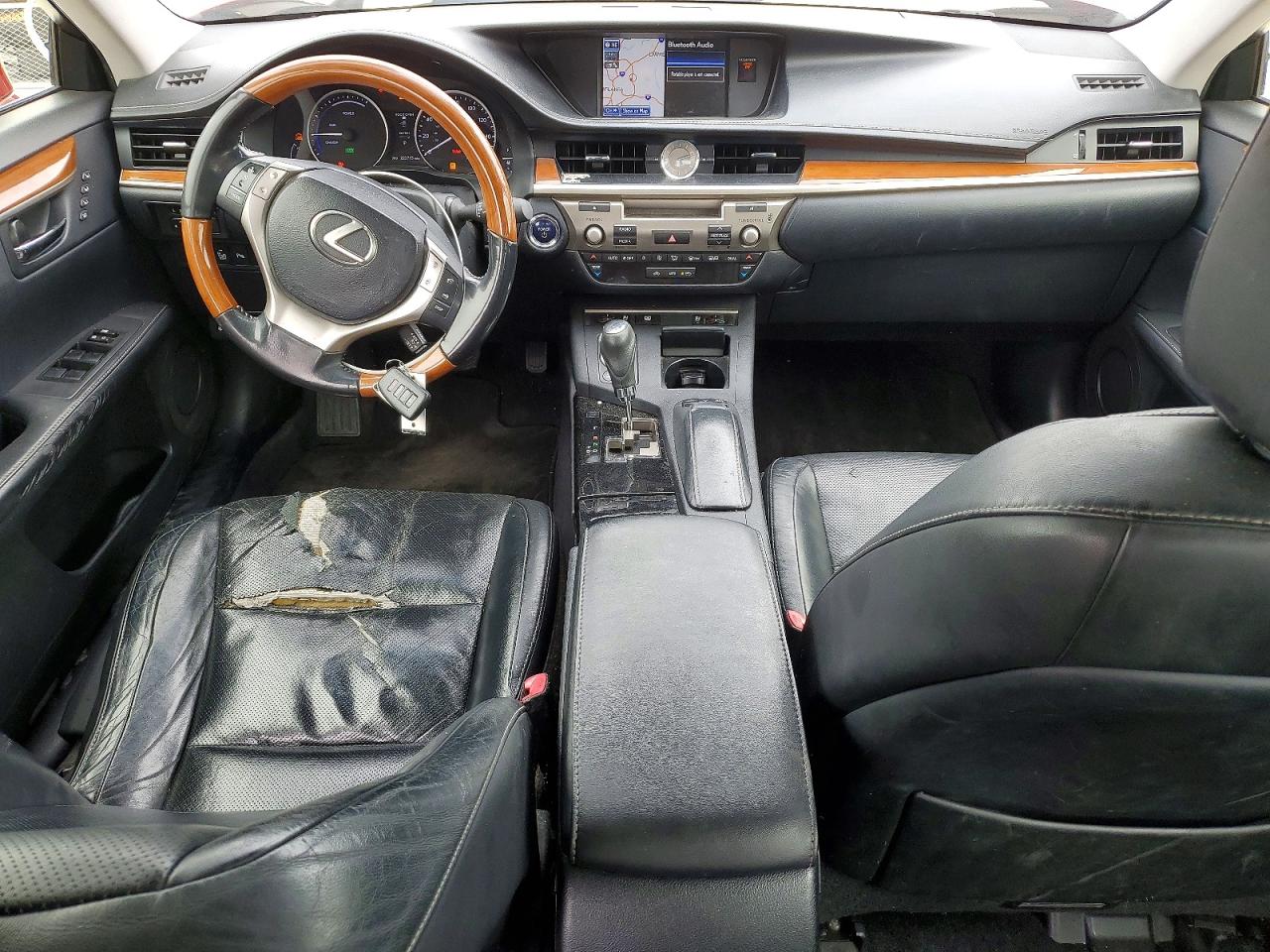 2013 Lexus Es 300h Base Red vin: JTHBW1GG7D2024465