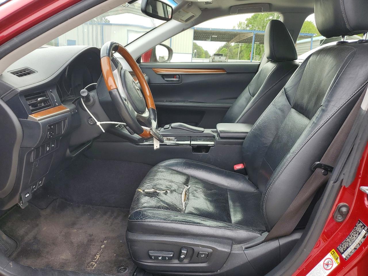 2013 Lexus Es 300h Base Red vin: JTHBW1GG7D2024465
