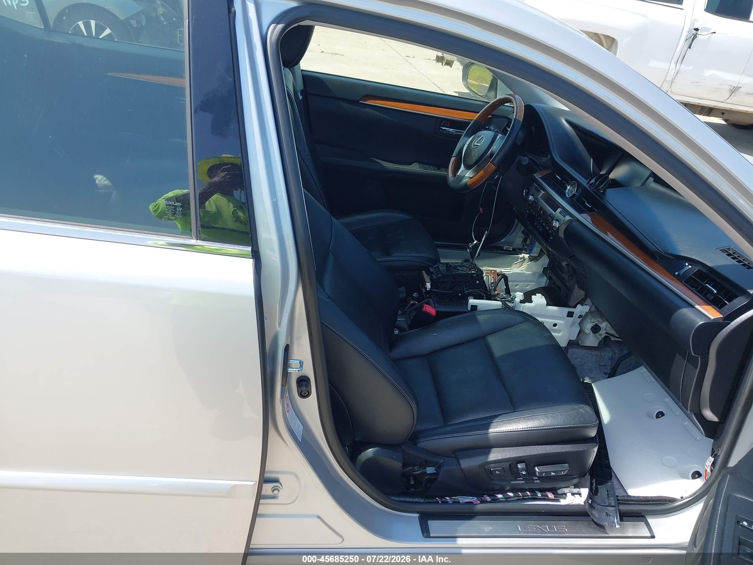 2013 Lexus Es 300h   Silver vin: JTHBW1GG7D2028368