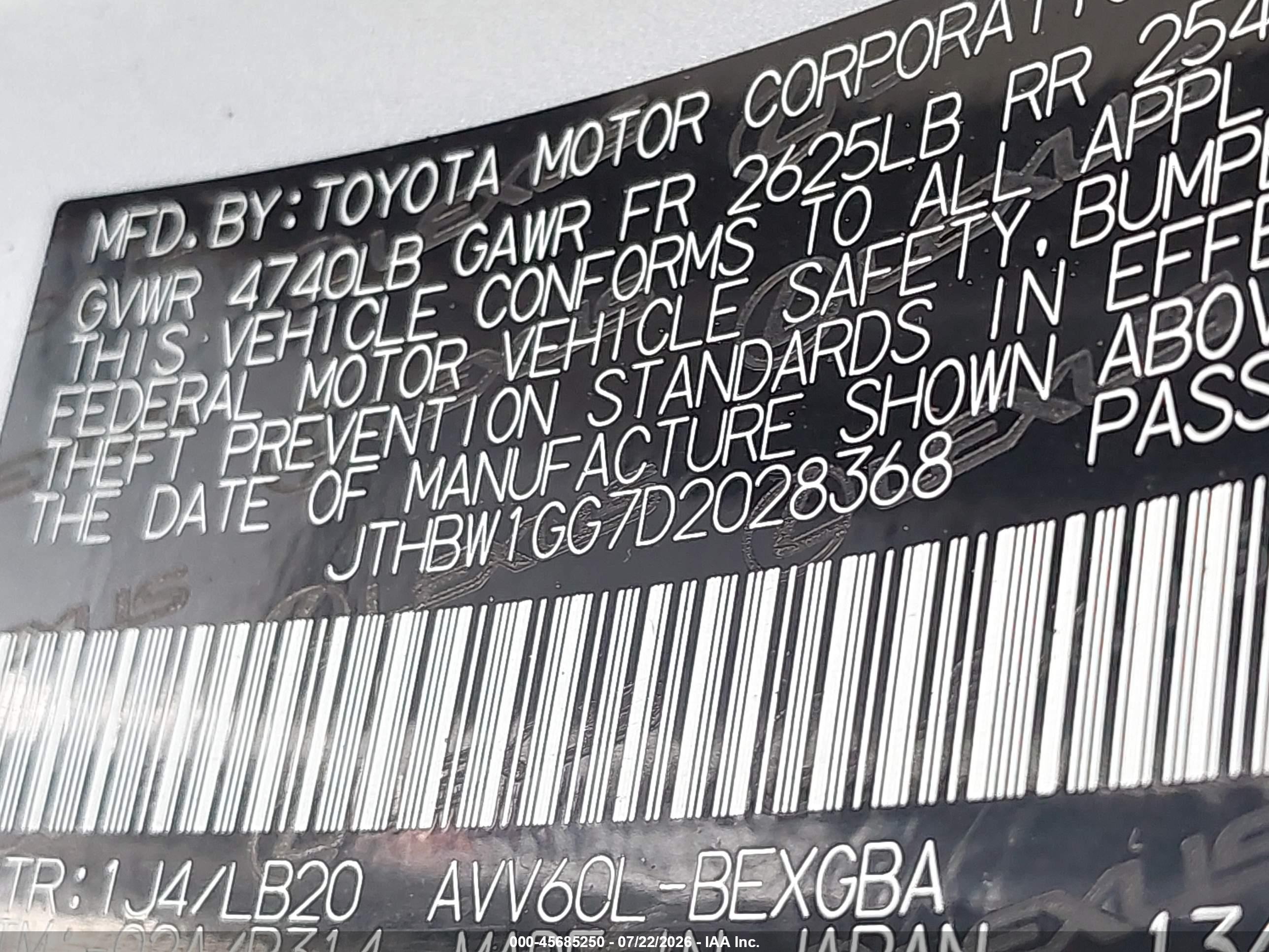2013 Lexus Es 300h   Silver vin: JTHBW1GG7D2028368