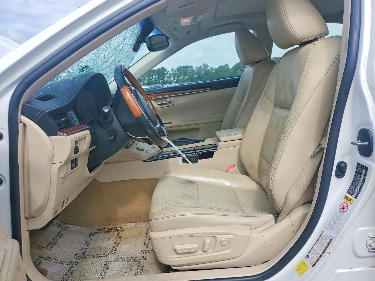 2014 Lexus Es 300h White vin: JTHBW1GG7E2045415