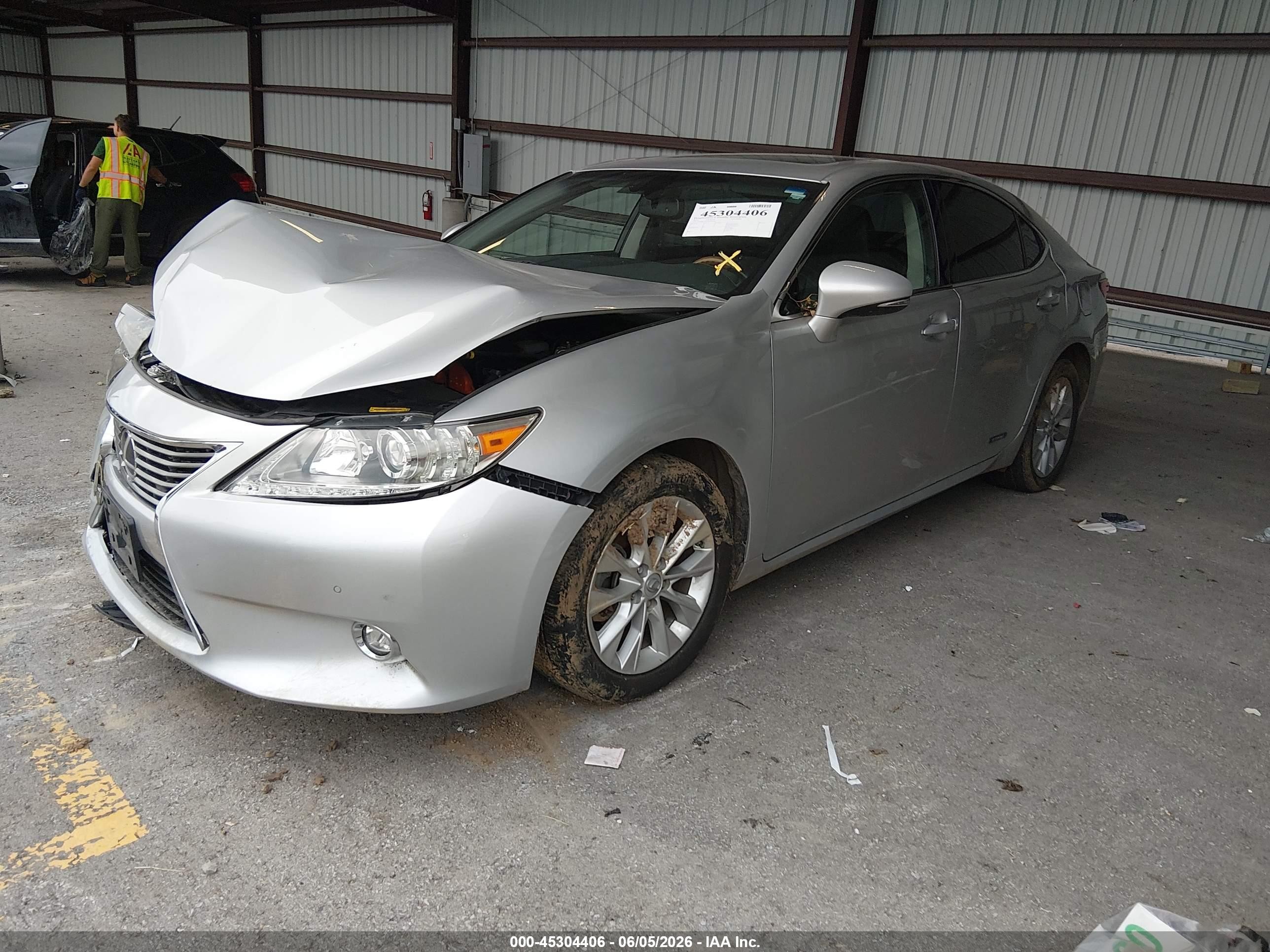 2014 Lexus Es 300h Серый vin: JTHBW1GG7E2054101