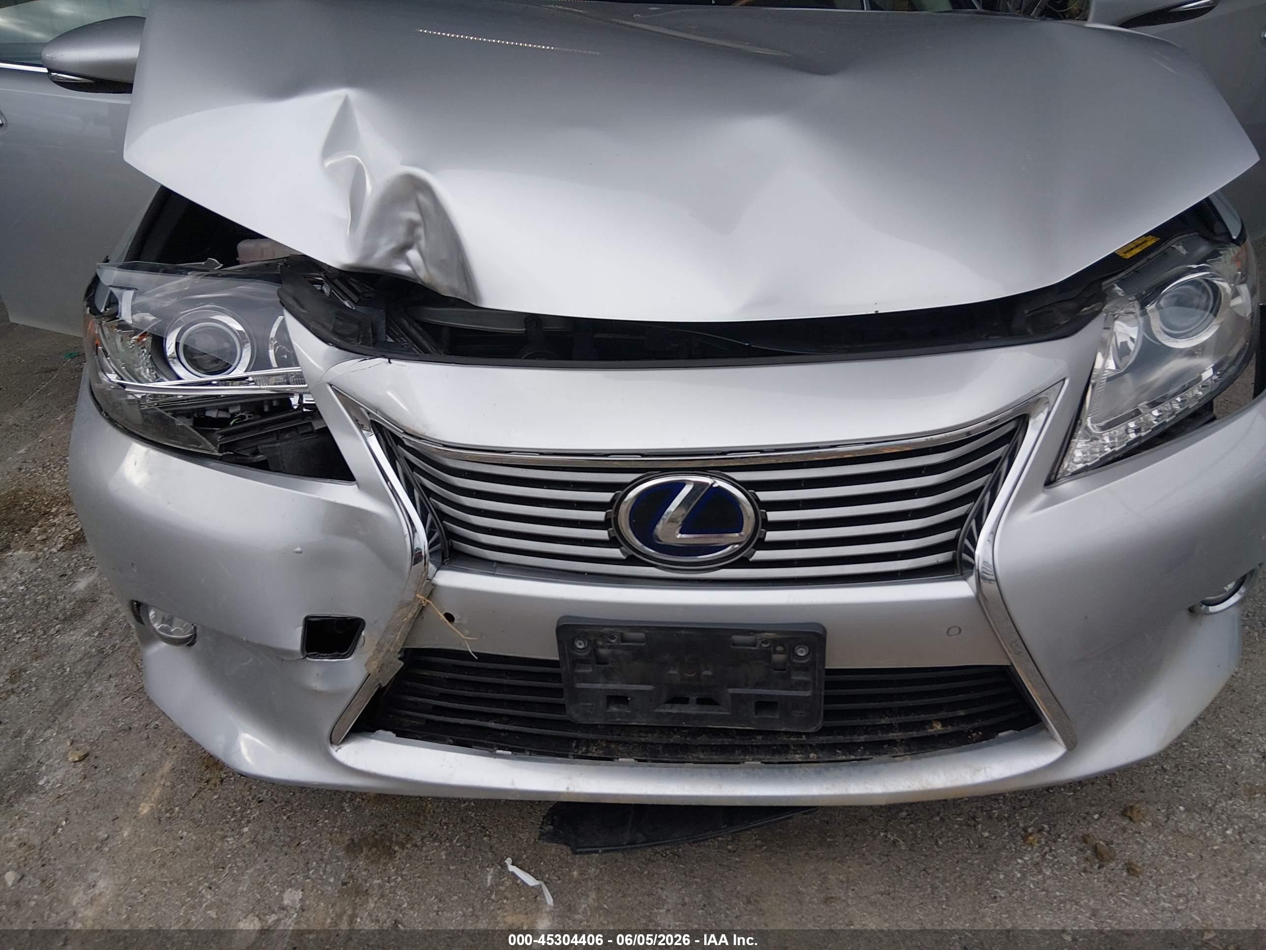 2014 Lexus Es 300h Серый vin: JTHBW1GG7E2054101