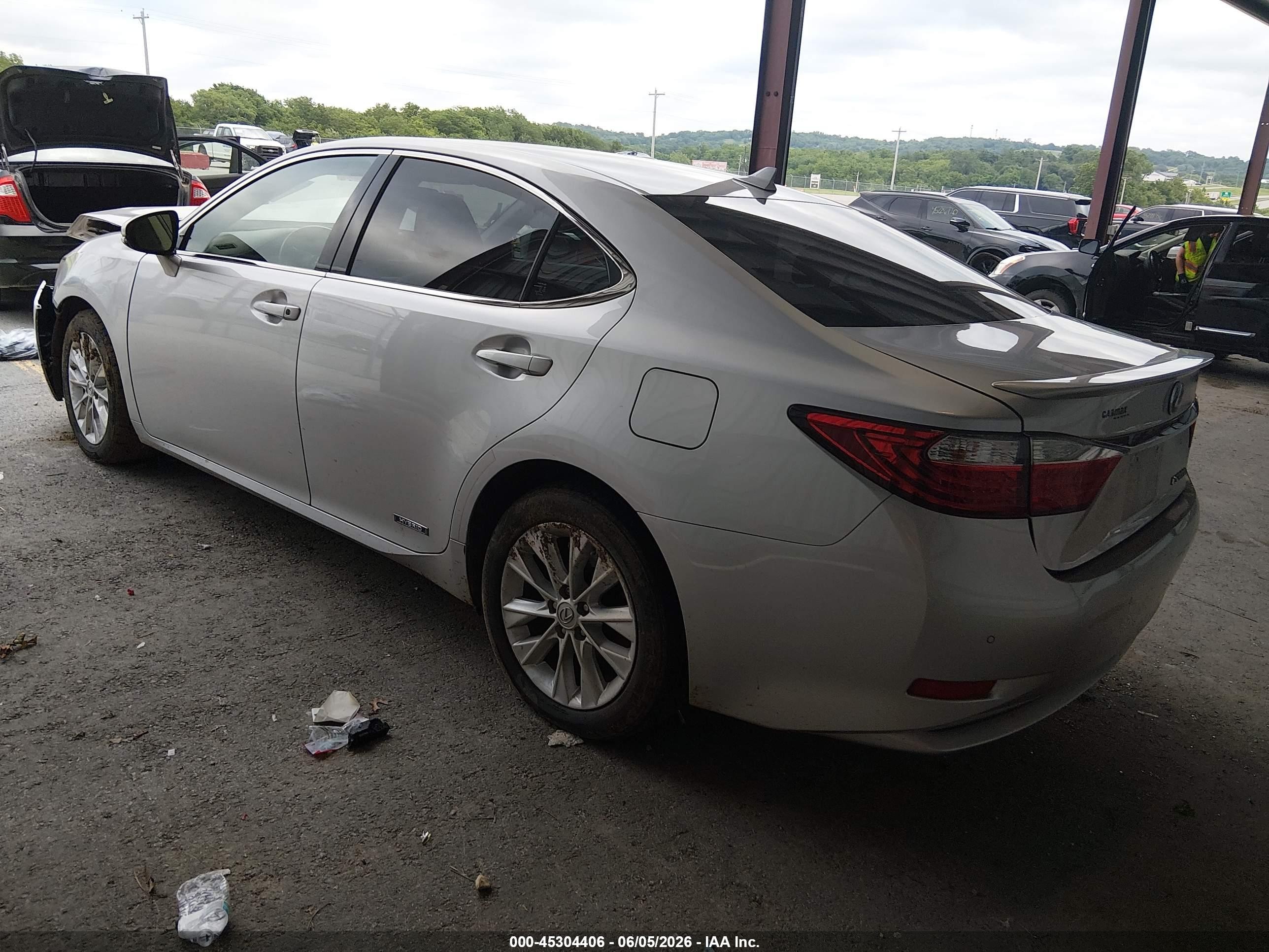 2014 Lexus Es 300h Серый vin: JTHBW1GG7E2054101