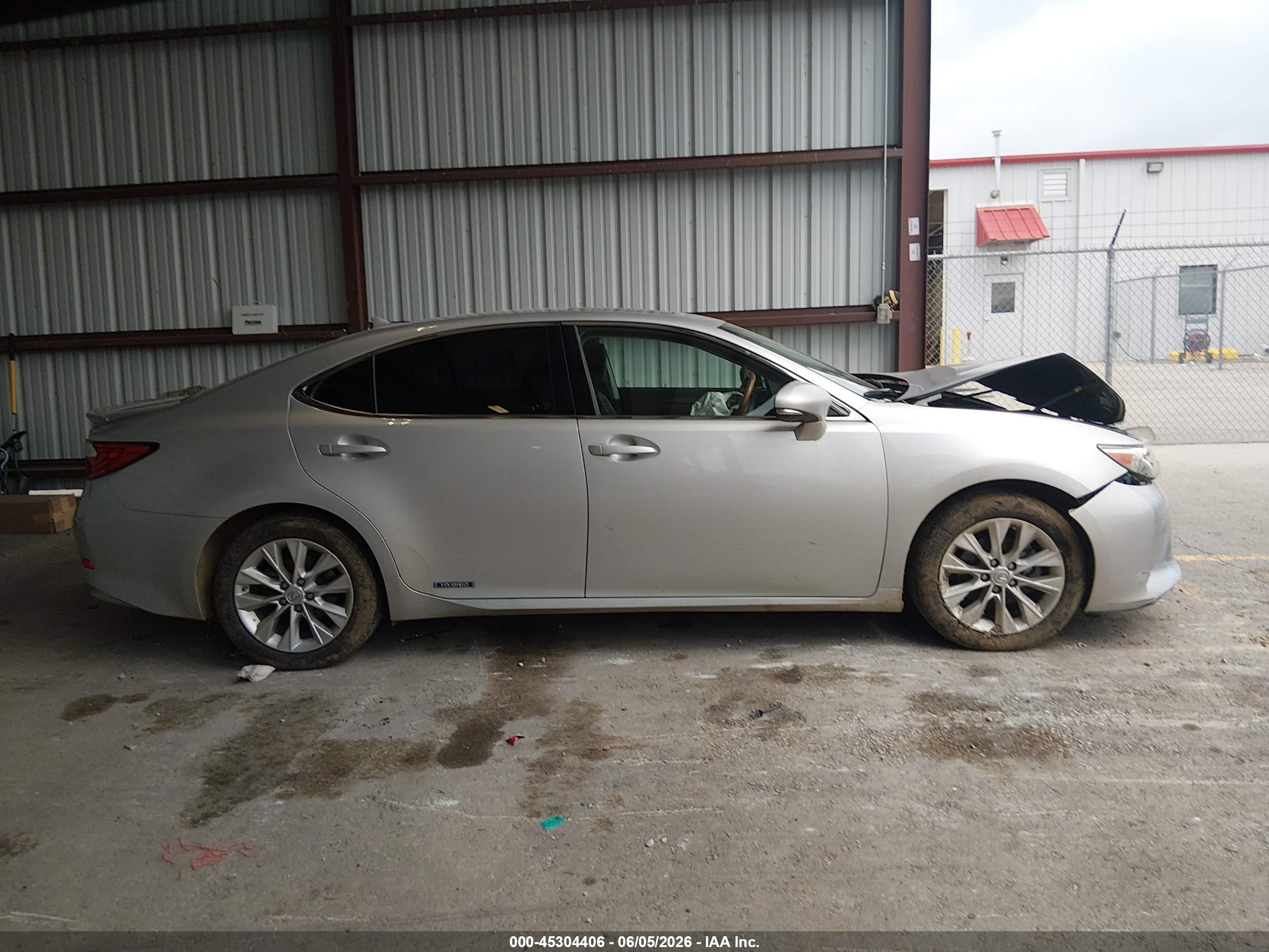 2014 Lexus Es 300h Серый vin: JTHBW1GG7E2054101