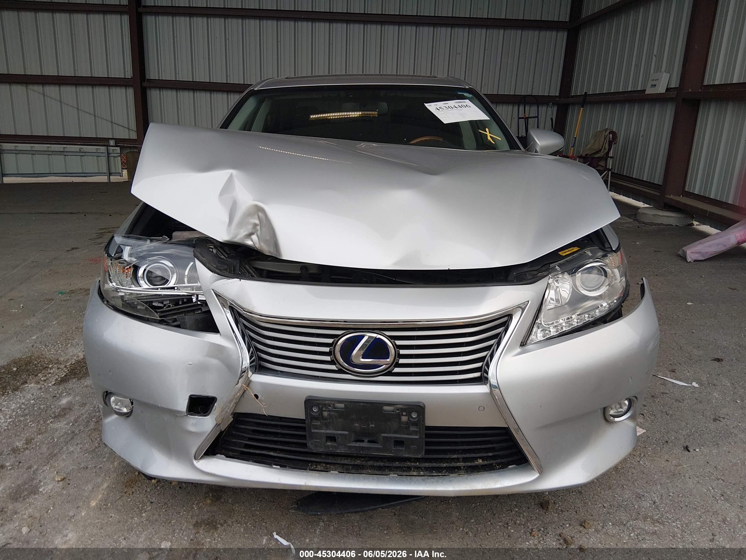2014 Lexus Es 300h Серый vin: JTHBW1GG7E2054101