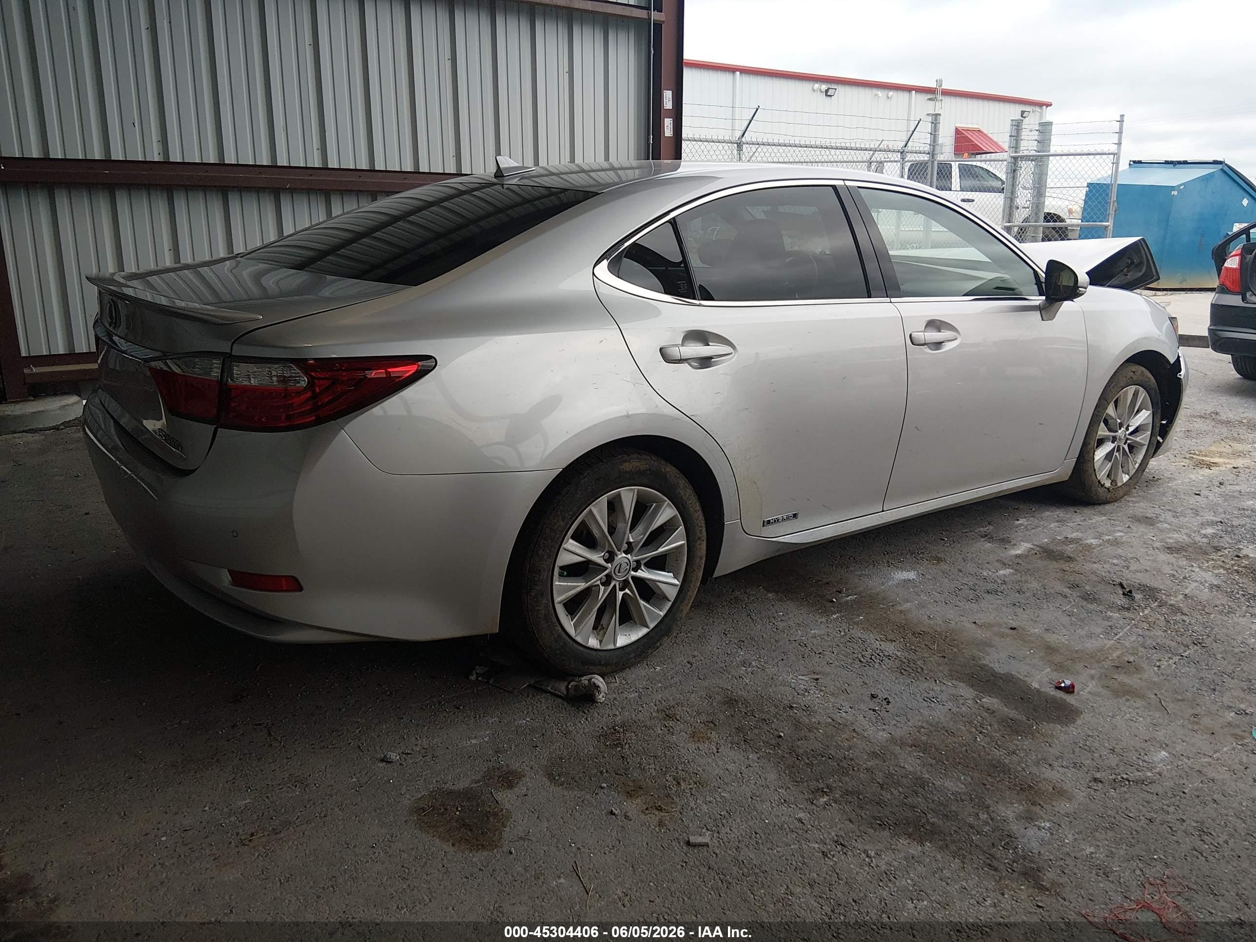 2014 Lexus Es 300h Серый vin: JTHBW1GG7E2054101