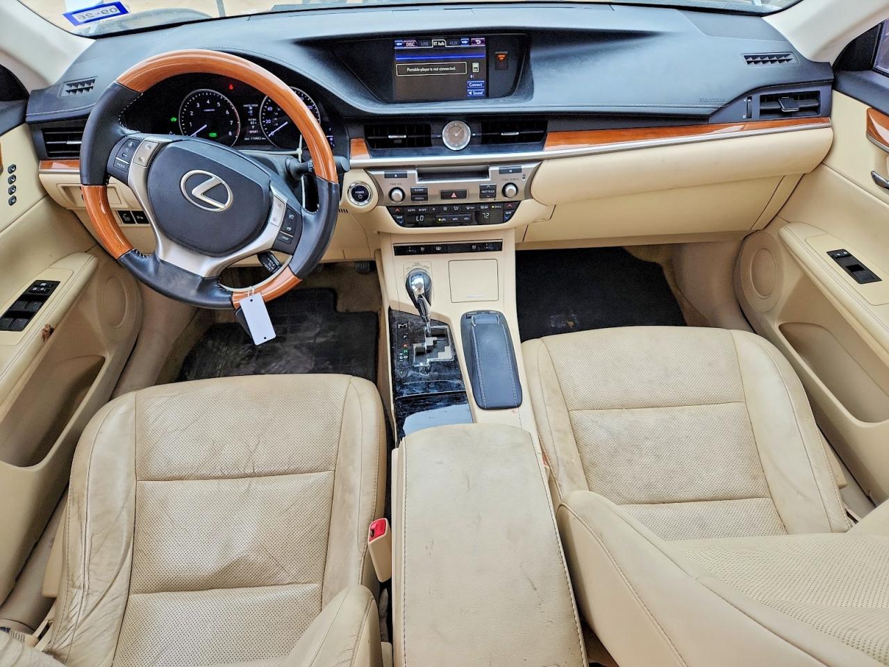 2014 Lexus Es 300h White vin: JTHBW1GG7E2055510