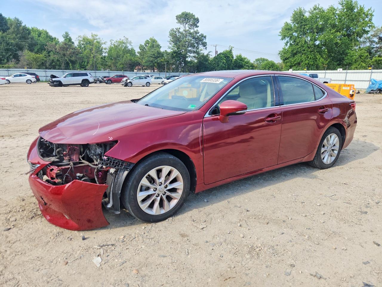 2014 Lexus Es 300h Red vin: JTHBW1GG7E2070895